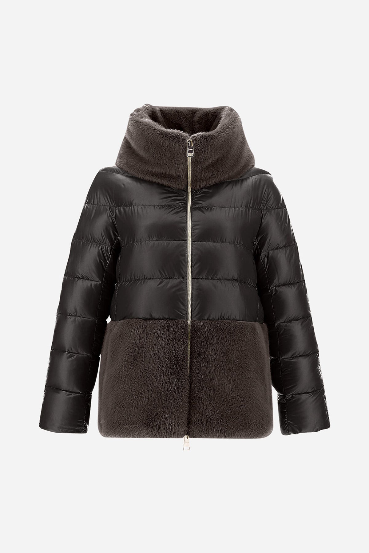 Herno Kürk Detaylı Puffer Mont-Libas Trendy Fashion Store