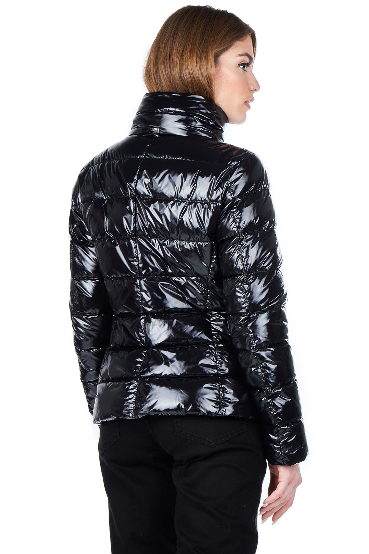 Herno Slim Fit Parlak Puffer Mont-Libas Trendy Fashion Store