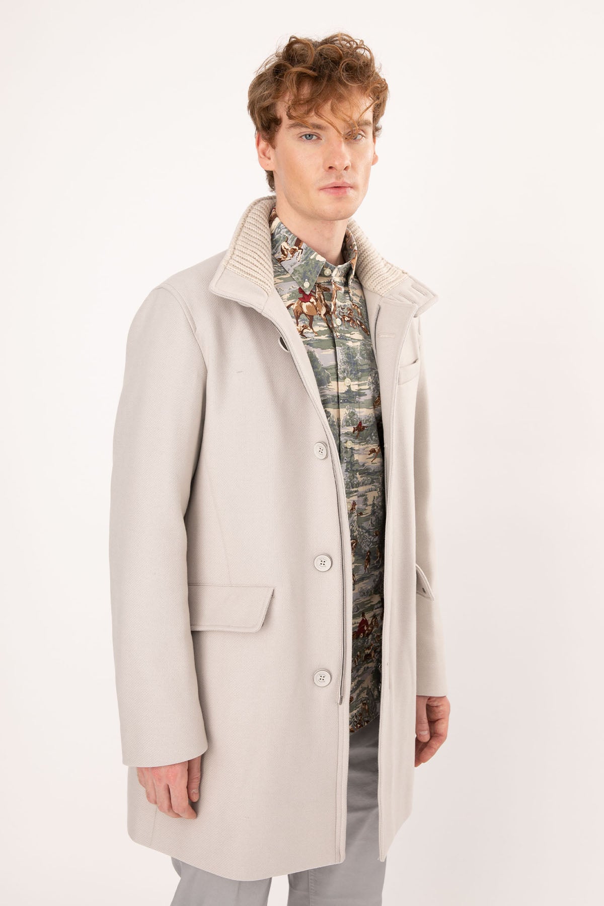 Herno Yün Kaban-Libas Trendy Fashion Store