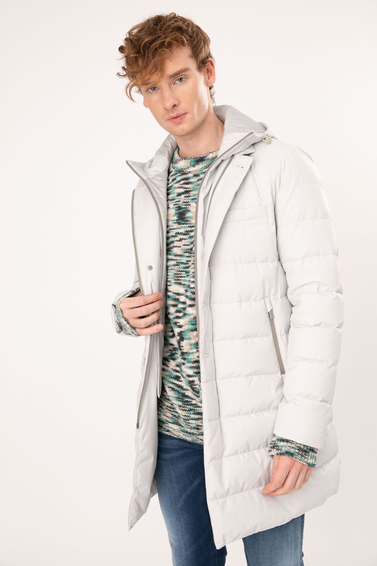 Herno Laminar Demonte İç Yelekli Puffer Kaban-Libas Trendy Fashion Store