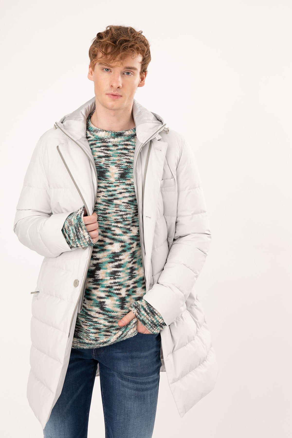 Herno Laminar Demonte İç Yelekli Puffer Kaban-Libas Trendy Fashion Store