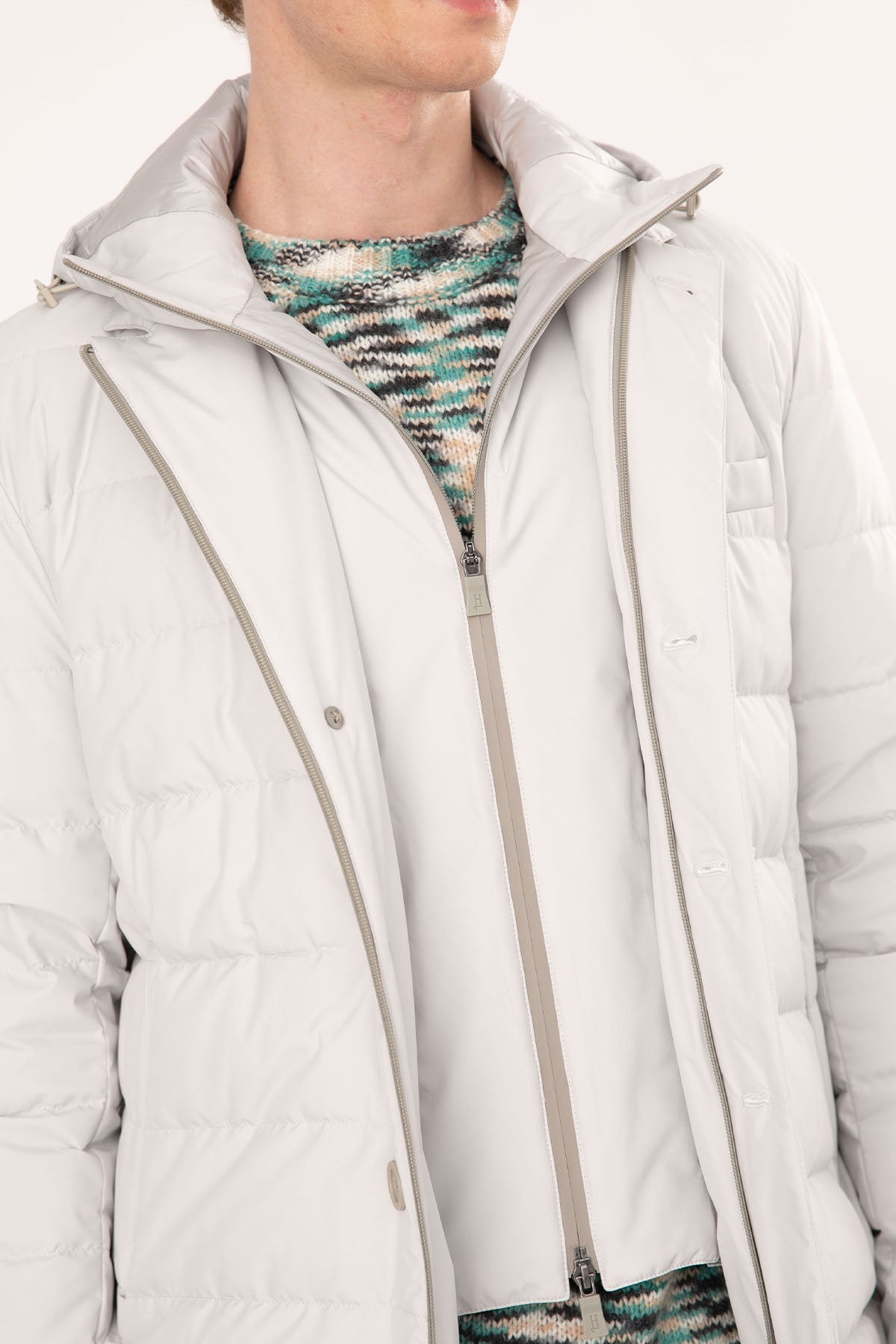 Herno Laminar Demonte İç Yelekli Puffer Kaban-Libas Trendy Fashion Store