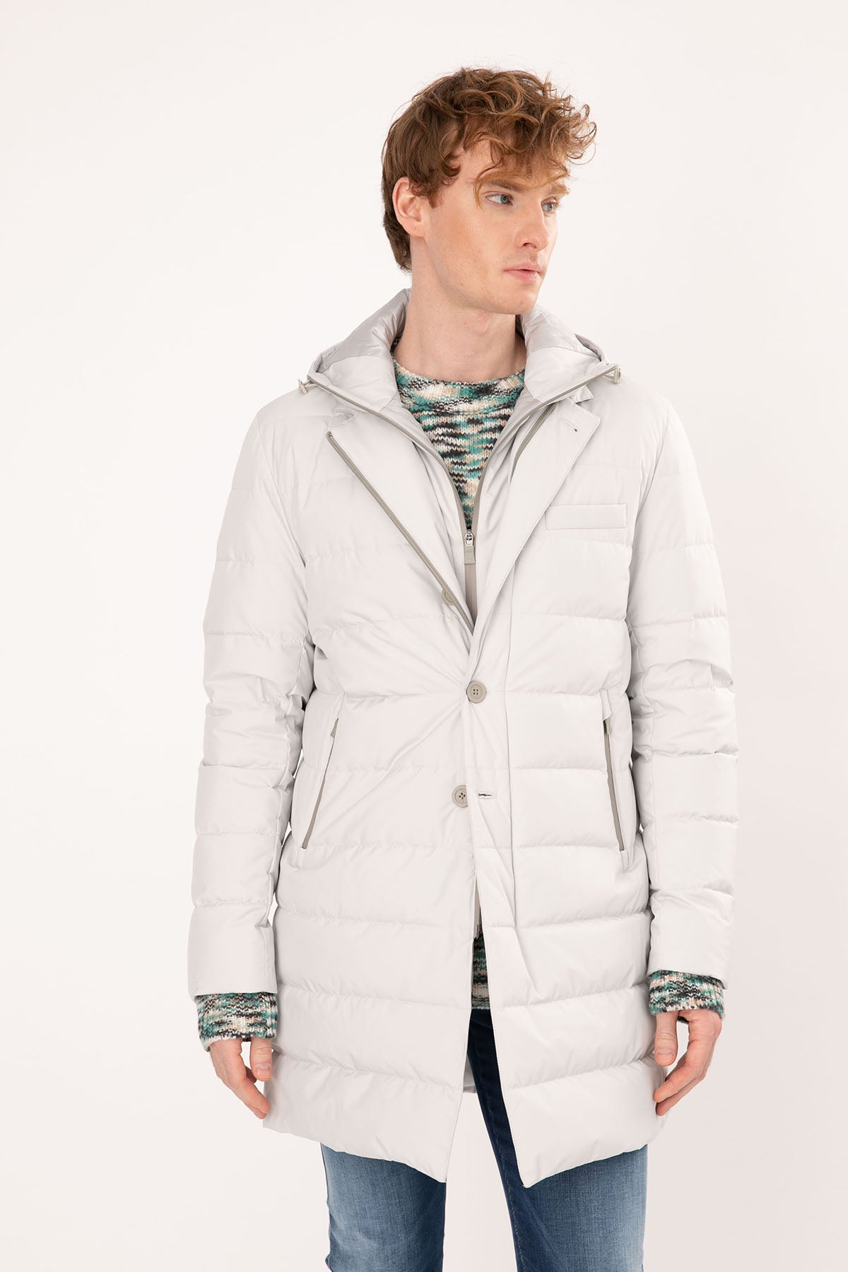 Herno Laminar Demonte İç Yelekli Puffer Kaban-Libas Trendy Fashion Store