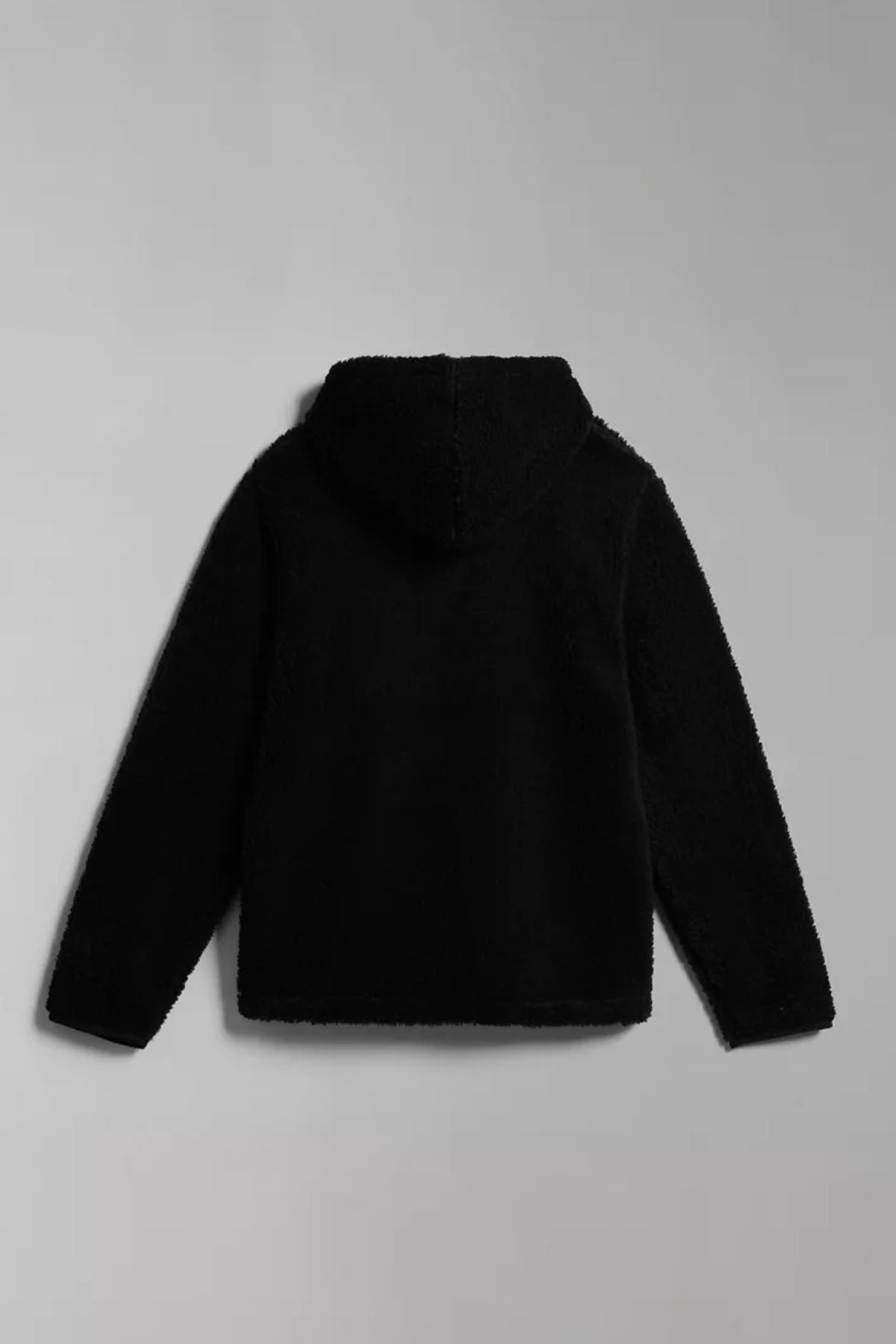 Napapijri Burgee Kanguru Cepli Kapüşonlu Unisex Polar Sweatshirt-Libas Trendy Fashion Store