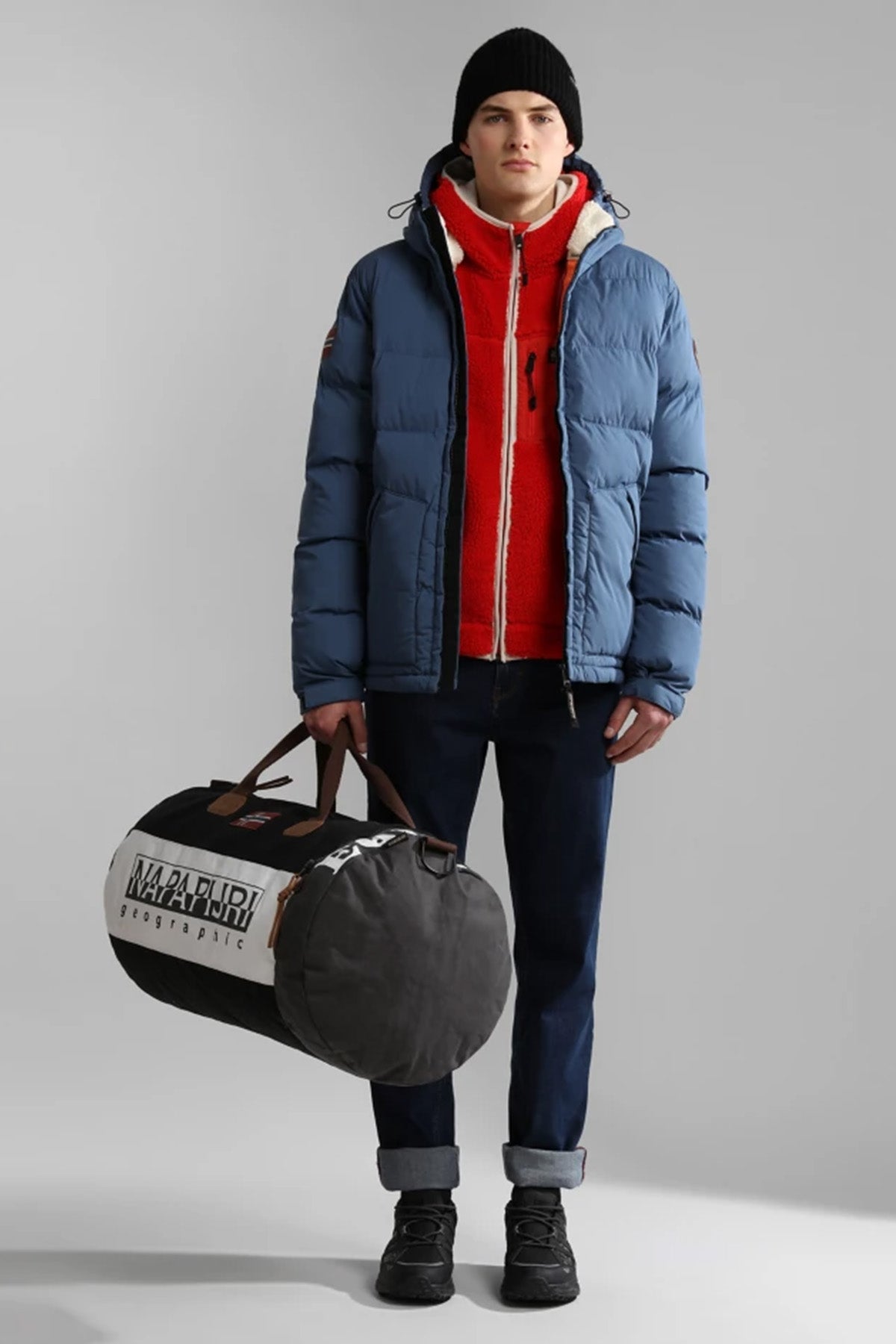 Napapijri Yupik Kapüşonlu Polar Sweatshirt Ceket-Libas Trendy Fashion Store