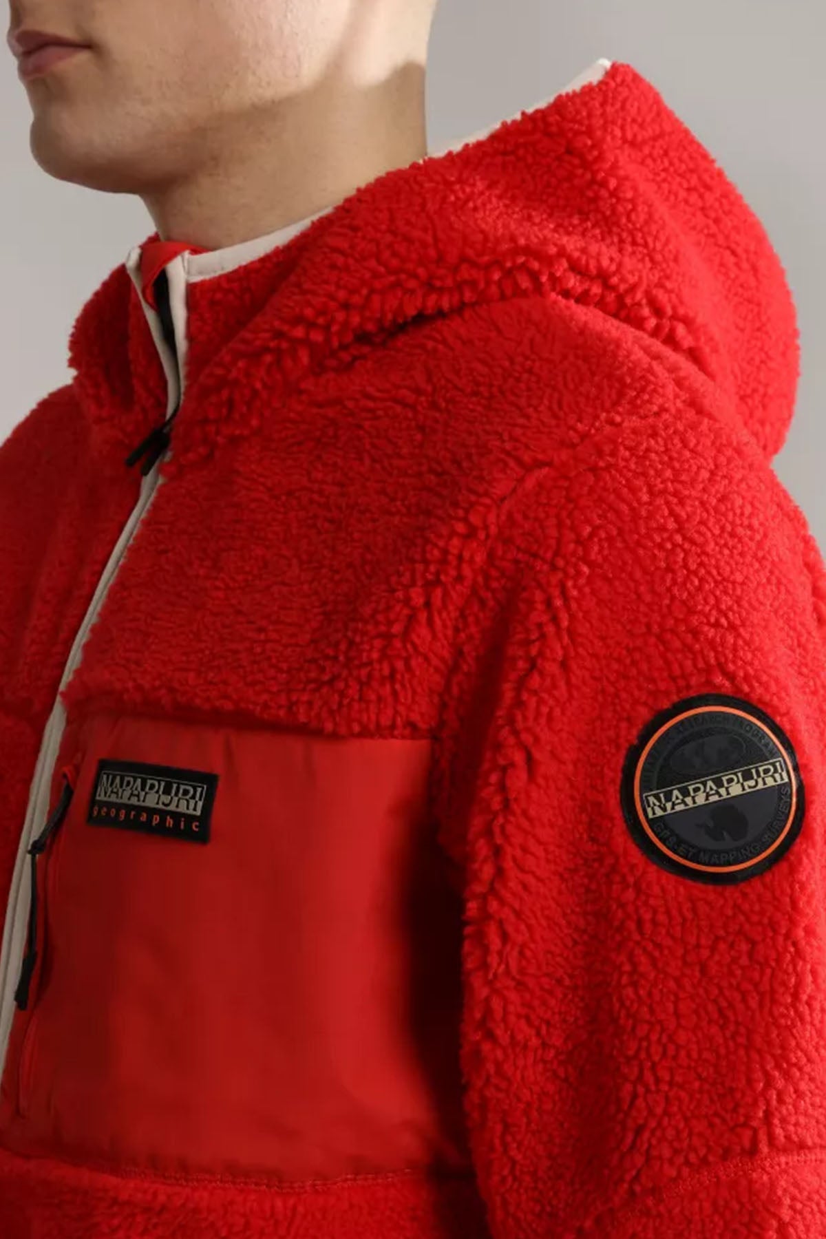 Napapijri Yupik Kapüşonlu Polar Sweatshirt Ceket-Libas Trendy Fashion Store