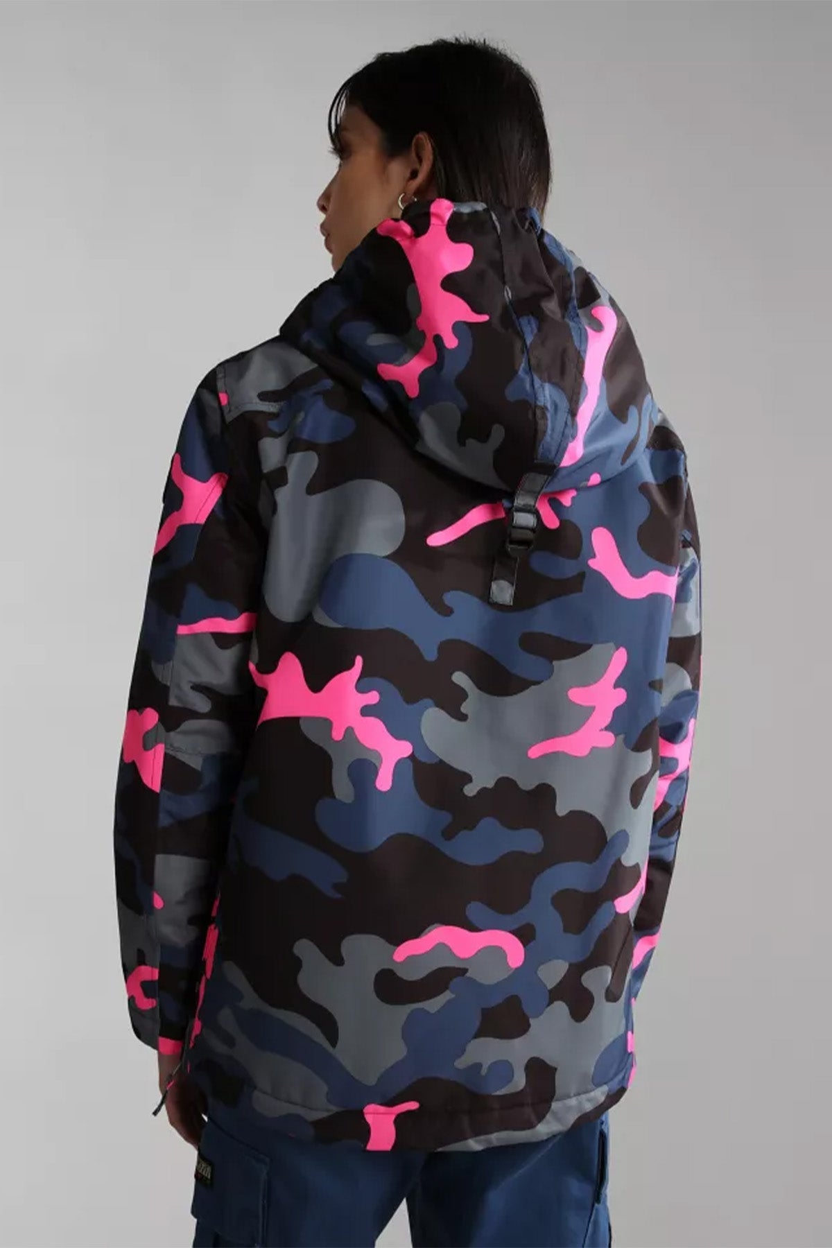 Napapijri Rainforest Kanguru Cepli Kamuflaj Anorak Mont-Libas Trendy Fashion Store