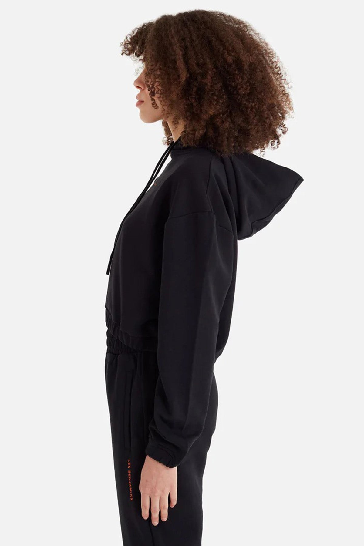 Les Benjamins Kapüşonlu Crop Sweatshirt-Libas Trendy Fashion Store