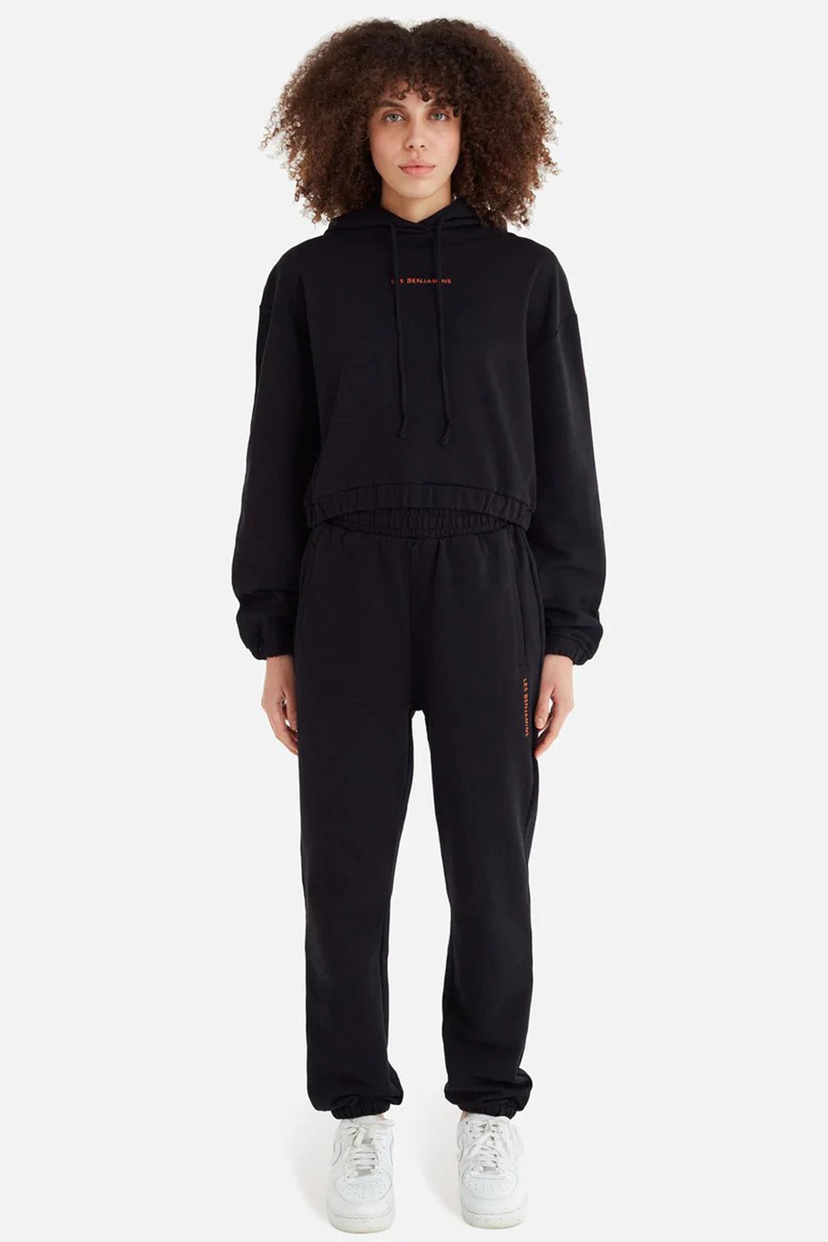 Les Benjamins Kapüşonlu Crop Sweatshirt-Libas Trendy Fashion Store