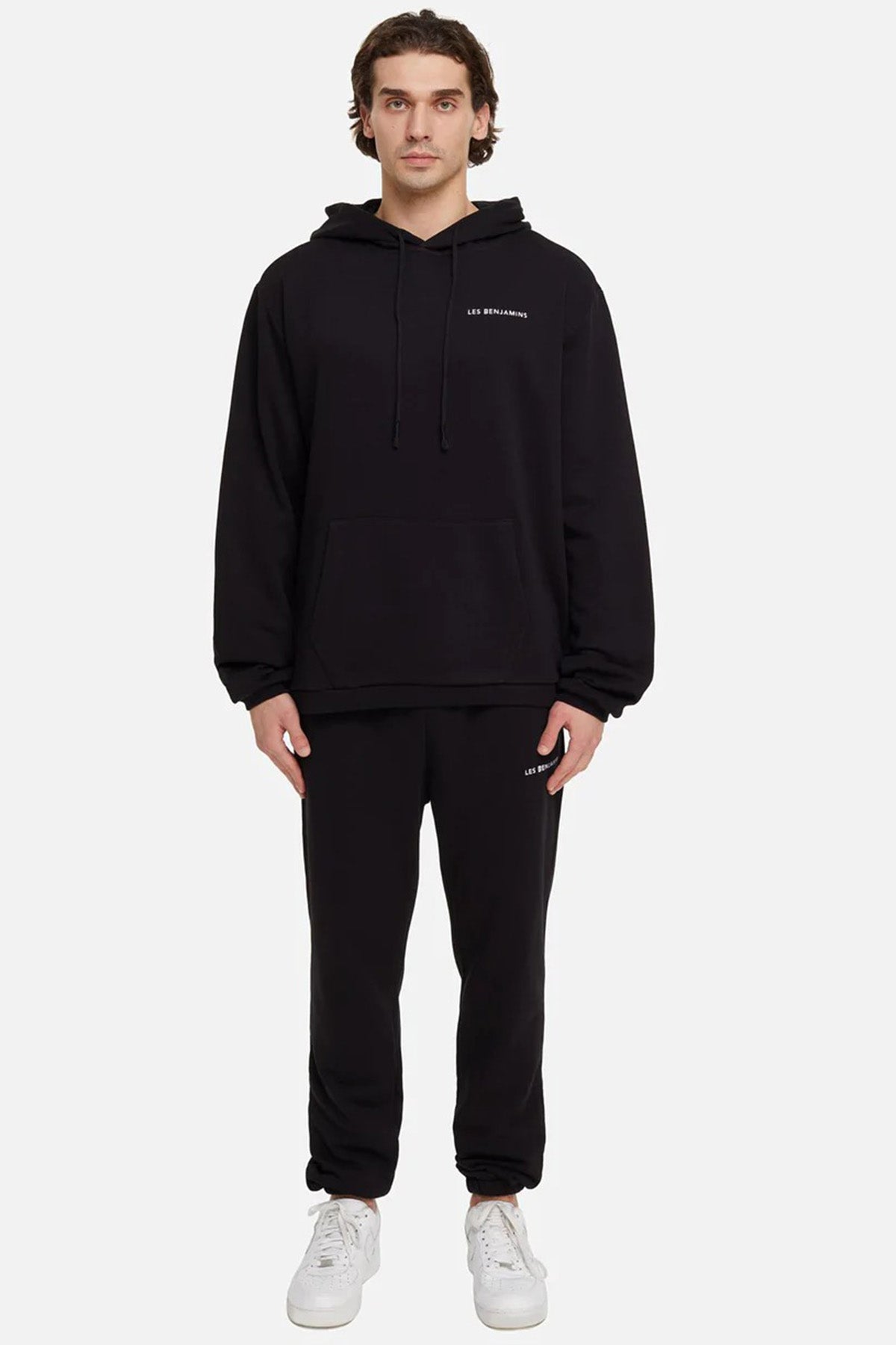 Les Benjamins Logolu Kapüşonlu Sweatshirt-Libas Trendy Fashion Store