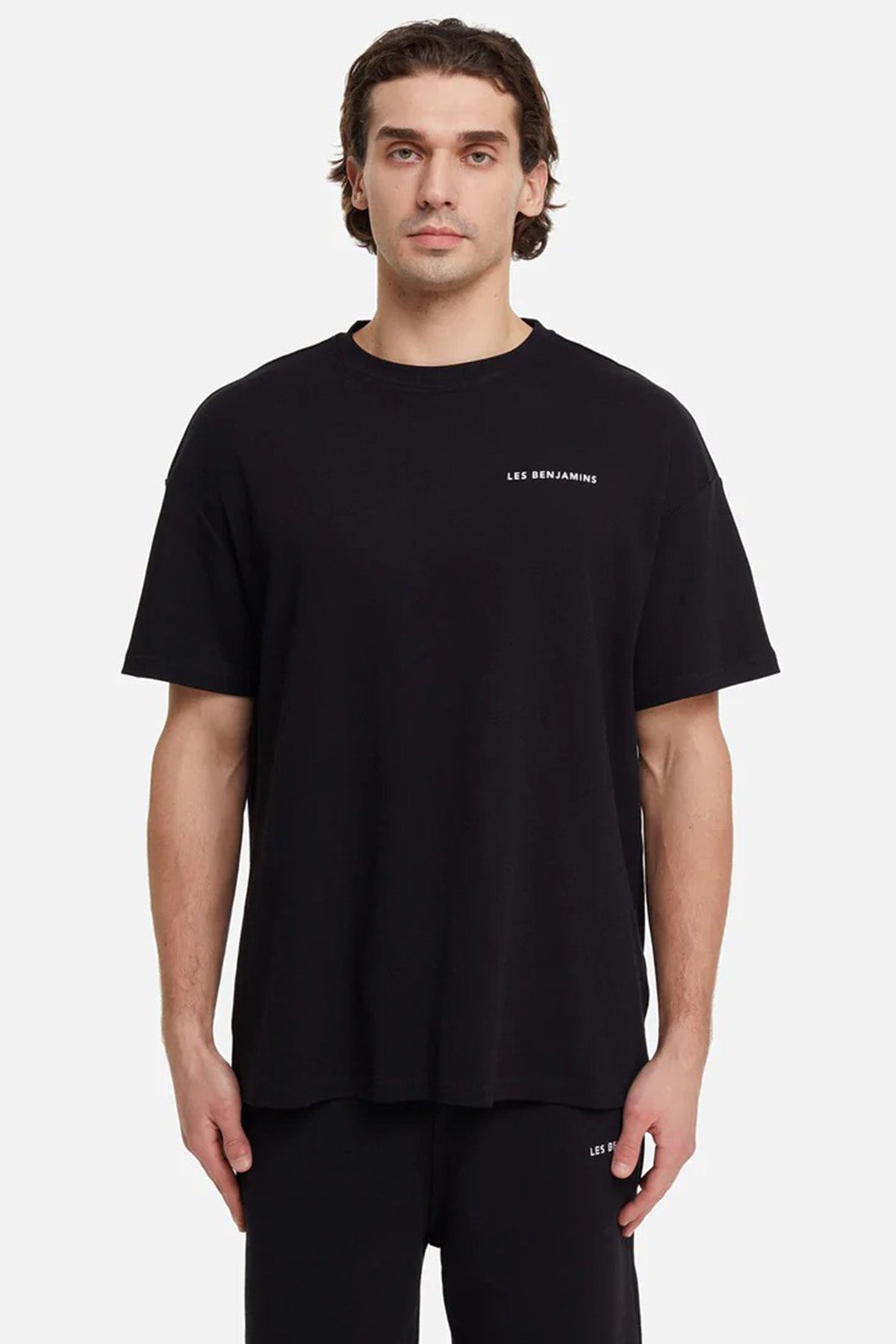 Les Benjamins Logolu Geniş Kesim T-shirt-Libas Trendy Fashion Store