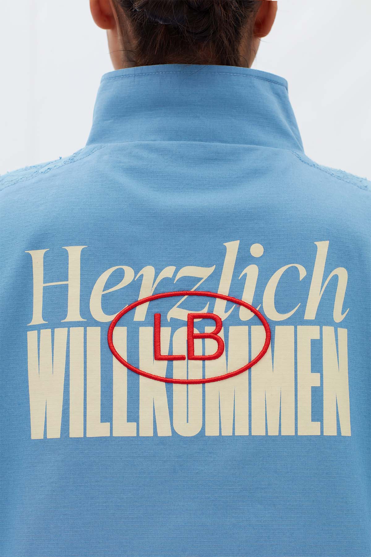 Les Benjamins Geniş Kesim Fermuarlı Crop Ceket-Libas Trendy Fashion Store