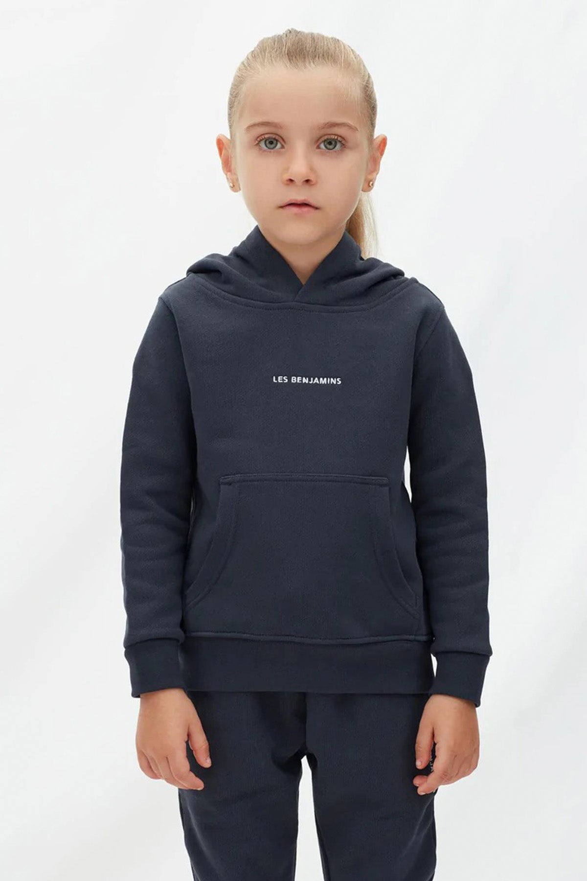 Les Benjamins Kids 4-8 Yaş Unisex Çocuk Logolu Kapüşonlu Sweatshirt-Libas Trendy Fashion Store
