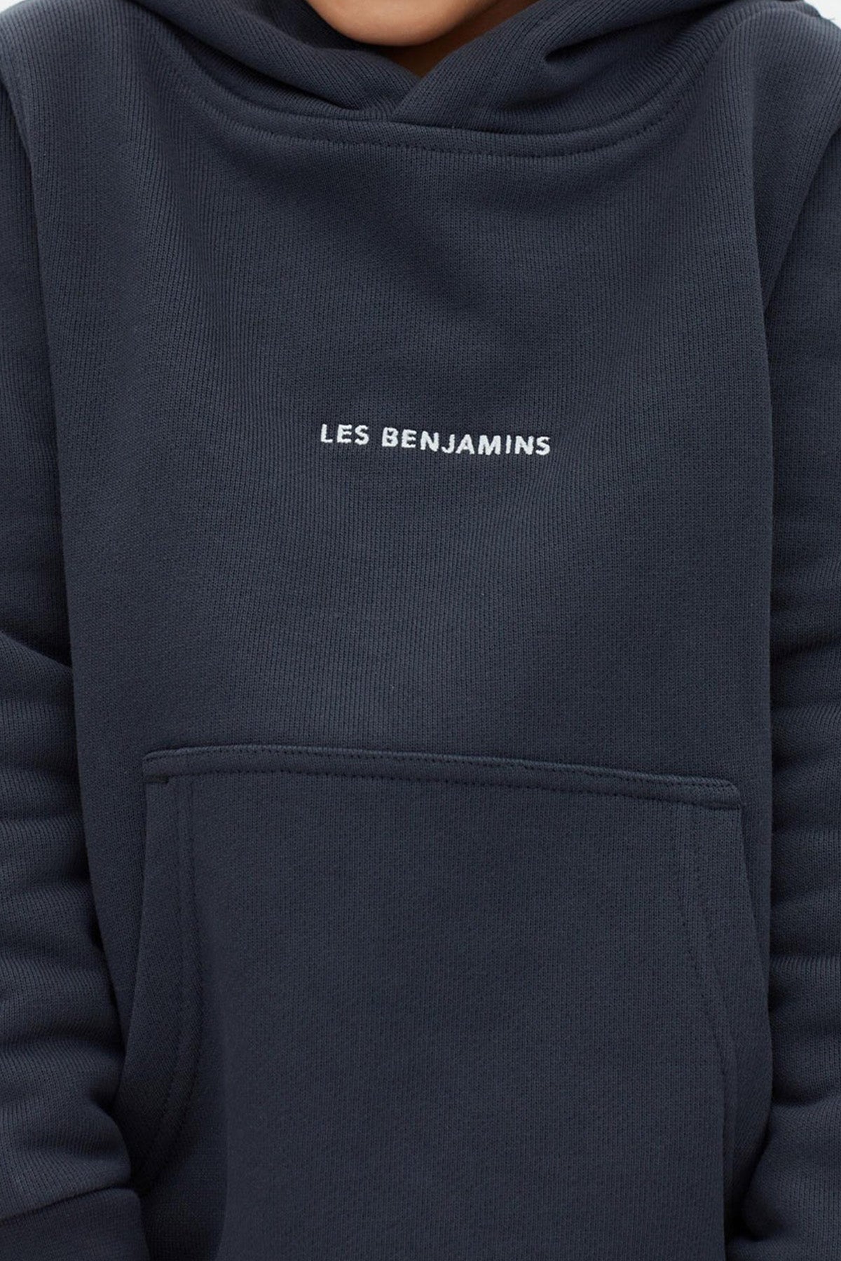 Les Benjamins Kids 4-8 Yaş Unisex Çocuk Logolu Kapüşonlu Sweatshirt-Libas Trendy Fashion Store