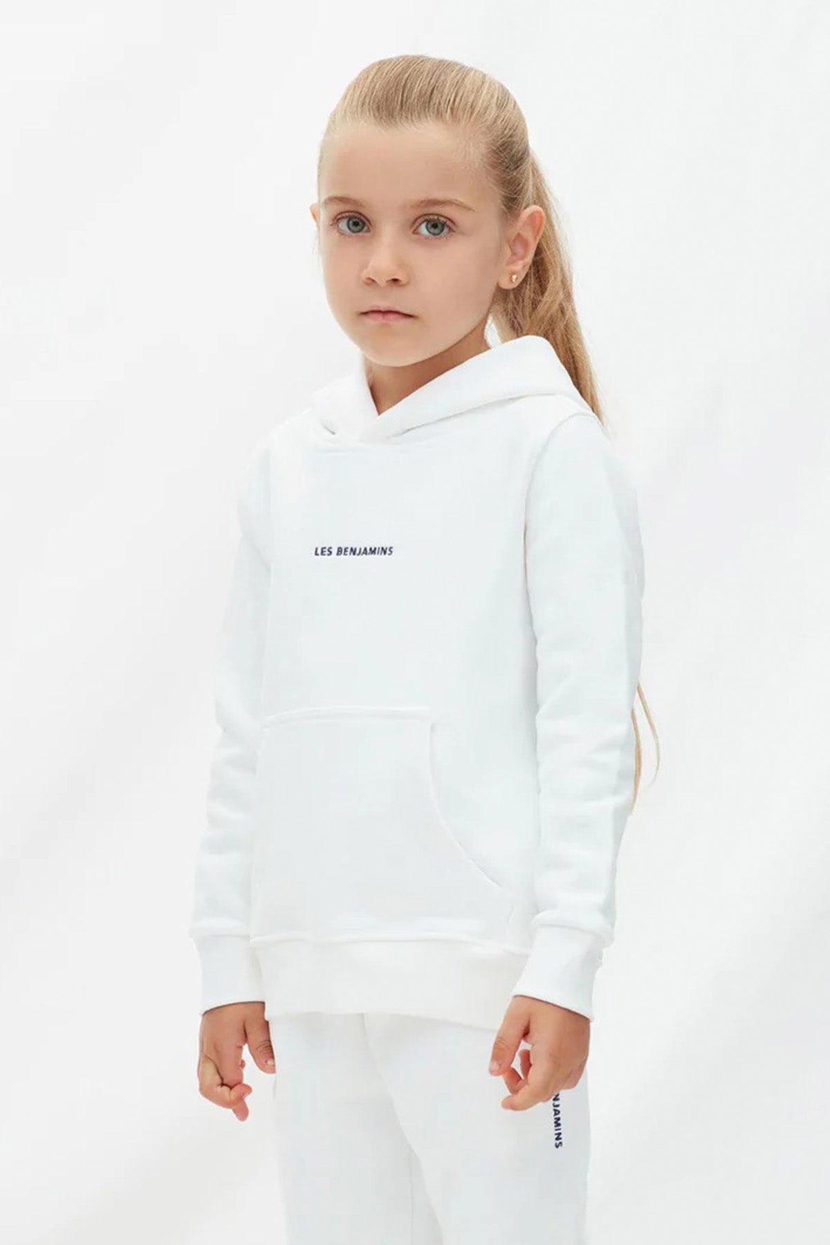 Les Benjamins Kids 6-10 Yaş Unisex Çocuk Logolu Kapüşonlu Sweatshirt-Libas Trendy Fashion Store