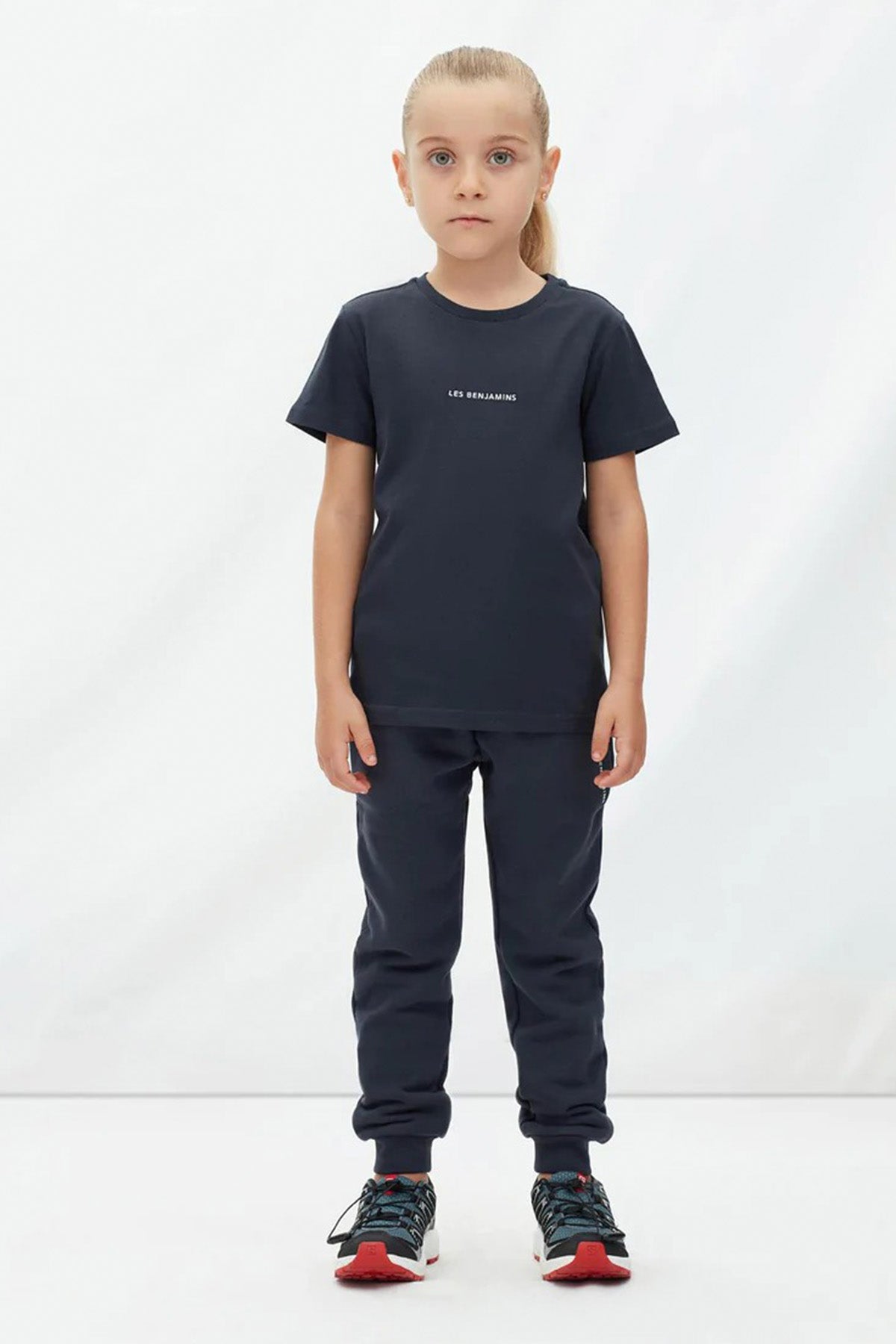 Les Benjamins Kids 4-10 Yaş Unisex Çocuk Logolu T-shirt-Libas Trendy Fashion Store