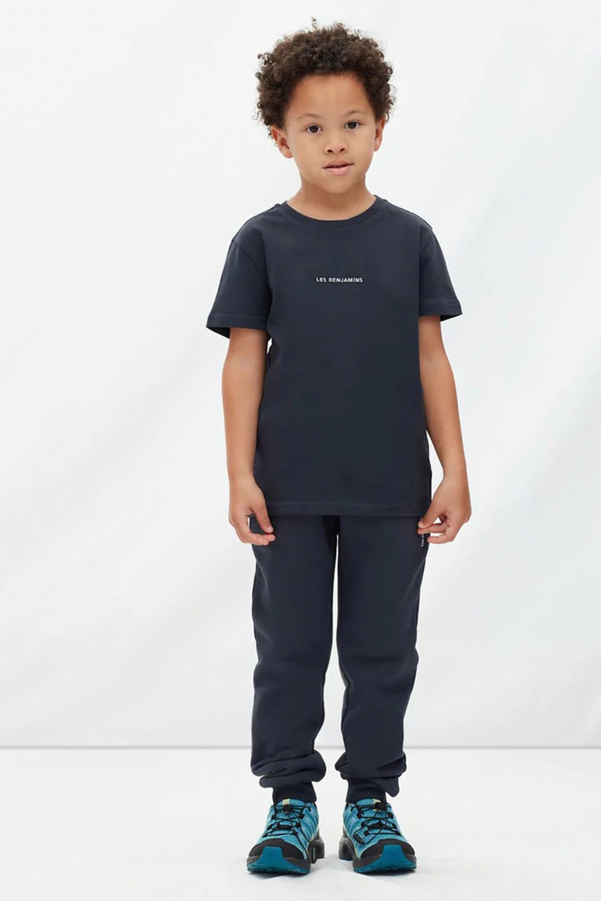 Les Benjamins Kids 4-10 Yaş Unisex Çocuk Logolu T-shirt-Libas Trendy Fashion Store