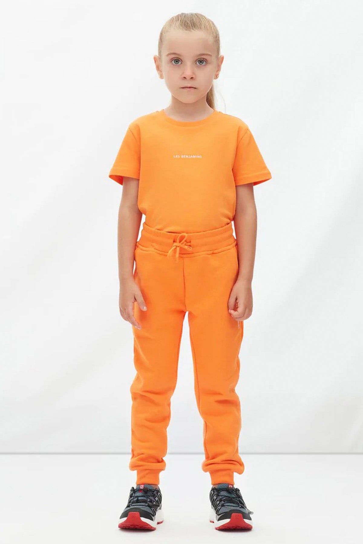 Les Benjamins Kids 3-10 Yaş Unisex Çocuk Logolu T-shirt-Libas Trendy Fashion Store