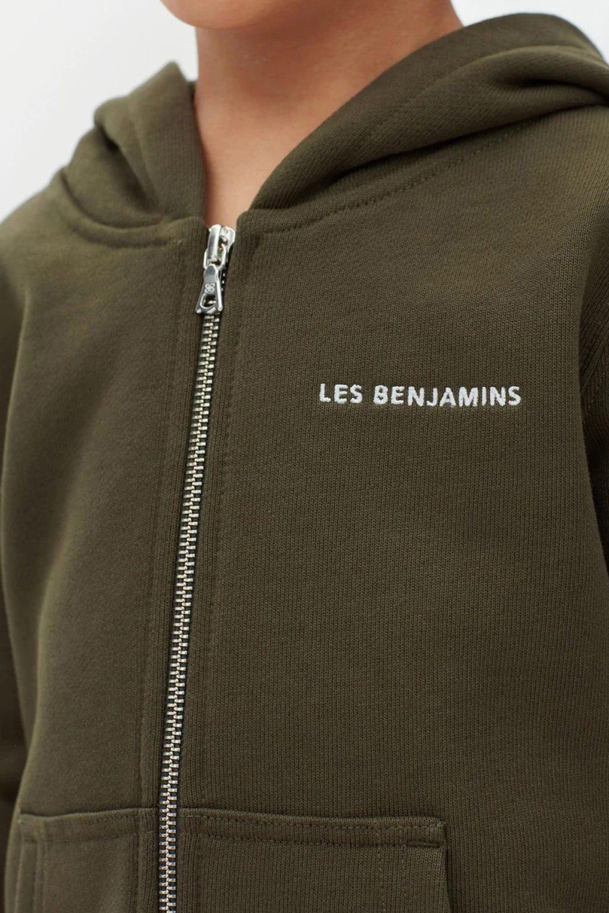 Les Benjamins Kids 4-7 Yaş Unisex Çocuk Logolu Kapüşonlu Sweatshirt Ceket-Libas Trendy Fashion Store