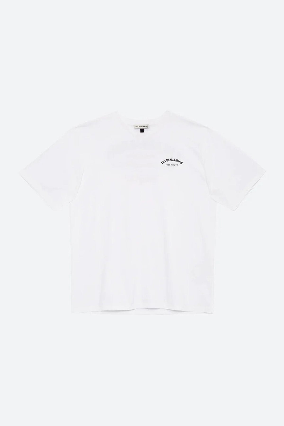 Les Benjamins Yuvarlak Yaka Logolu T-shirt-Libas Trendy Fashion Store