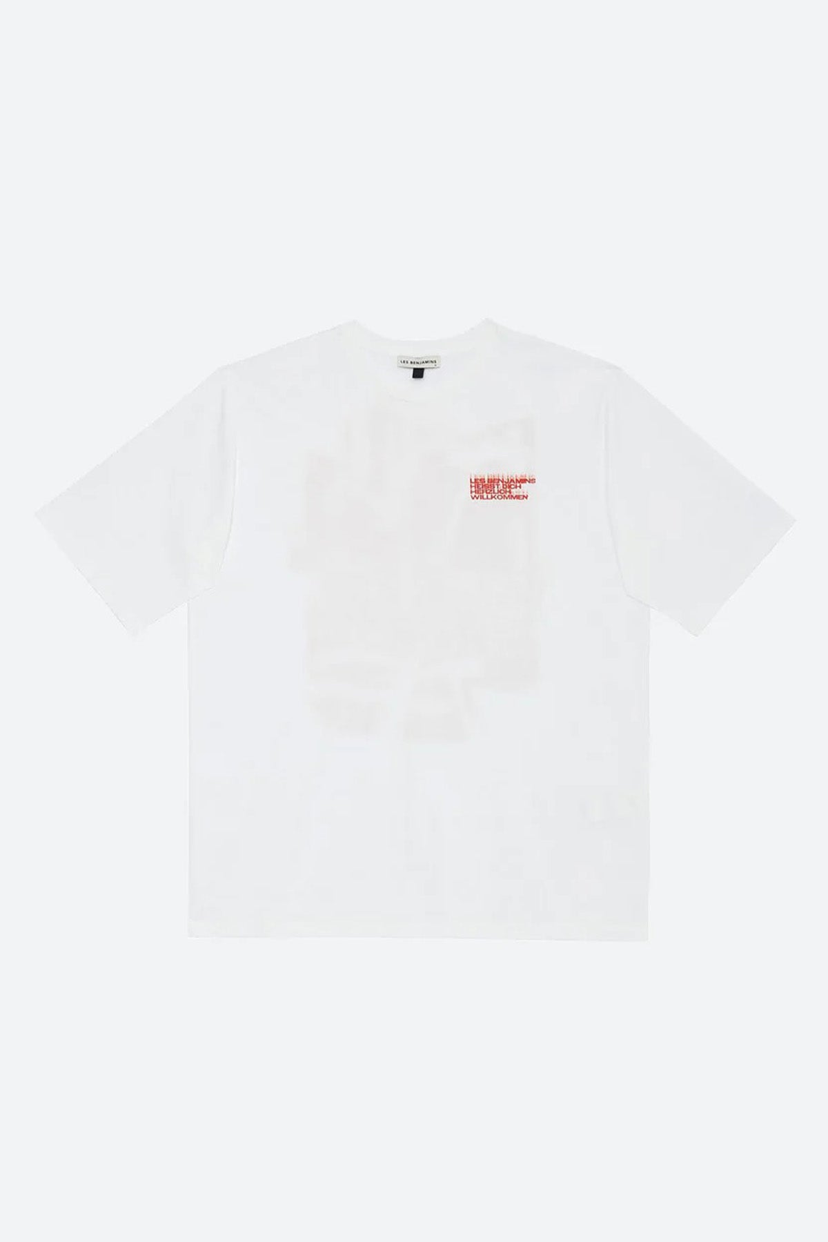 Les Benjamins Yuvarlak Yaka Logolu T-shirt-Libas Trendy Fashion Store