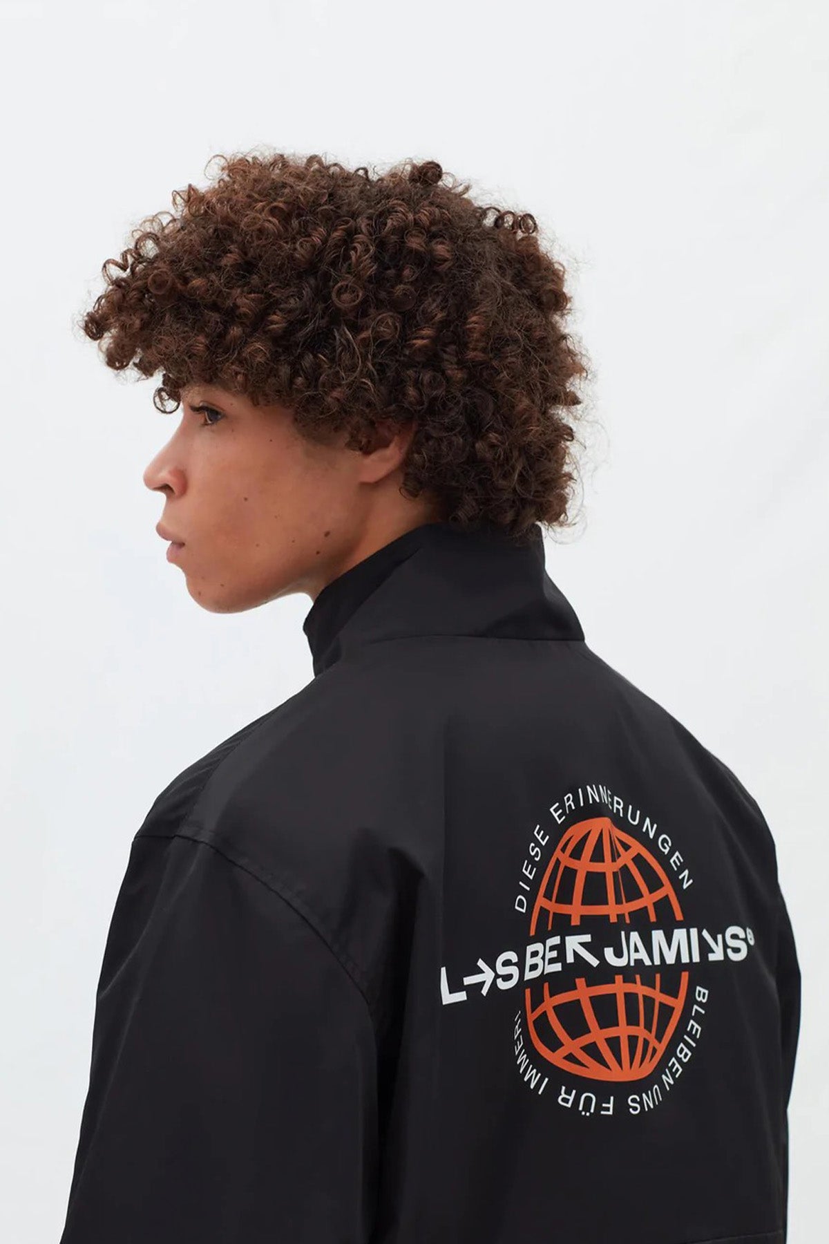 Les Benjamins Logolu Yarım Fermuarlı Anorak Ceket-Libas Trendy Fashion Store