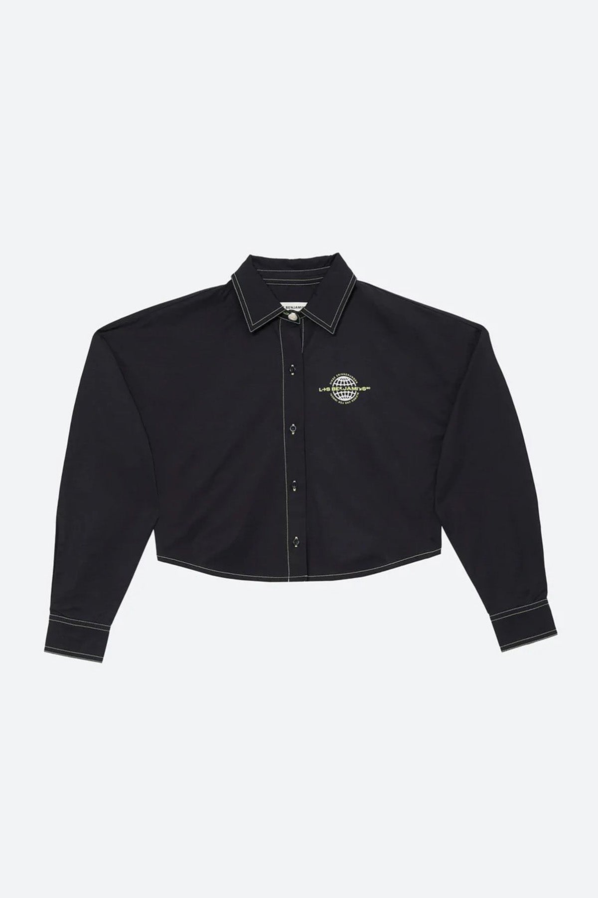 Les Benjamins Sırt Dekolteli Crop Gömlek-Libas Trendy Fashion Store