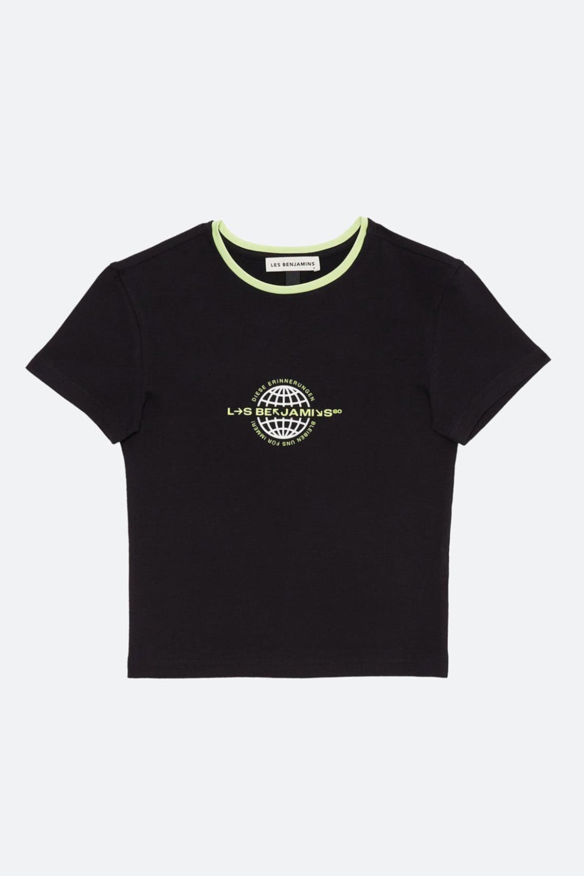 Les Benjamins Yuvarlak Yaka Logolu T-shirt-Libas Trendy Fashion Store