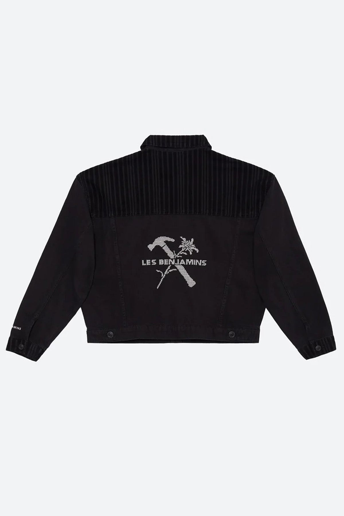 Les Benjamins Fitilli Kadife Detaylı Denim Ceket-Libas Trendy Fashion Store