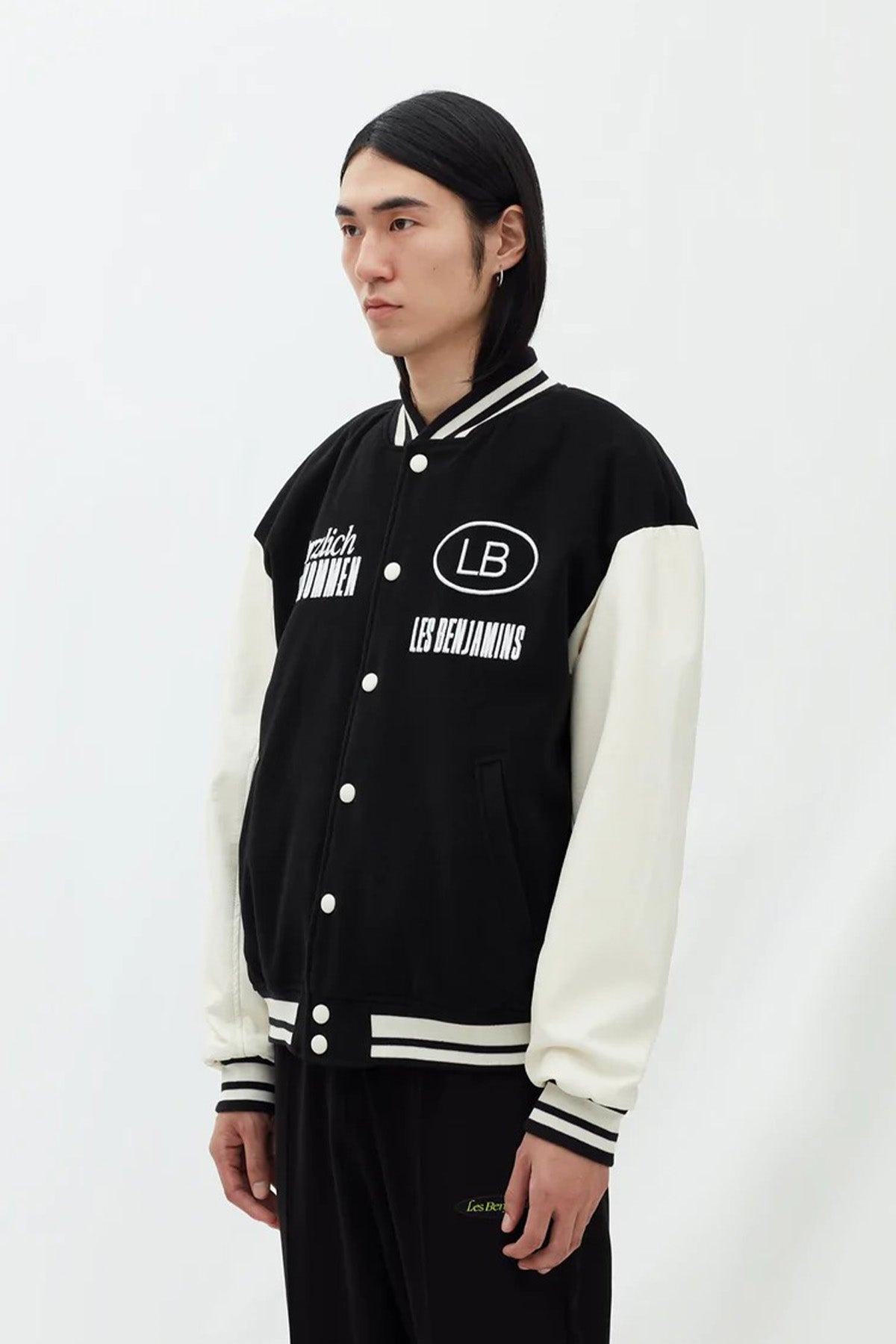 Les Benjamins Logolu Bomber Ceket-Libas Trendy Fashion Store