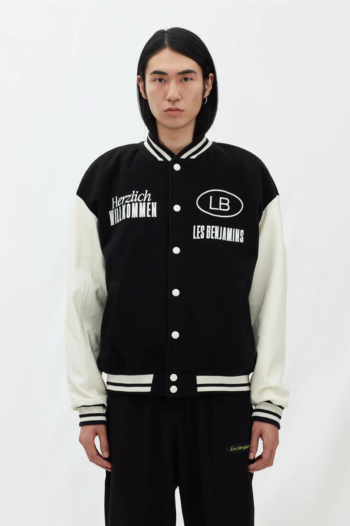 Les Benjamins Logolu Bomber Ceket-Libas Trendy Fashion Store