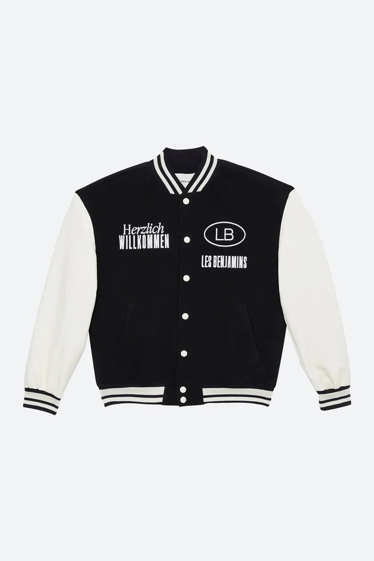 Les Benjamins Logolu Bomber Ceket-Libas Trendy Fashion Store