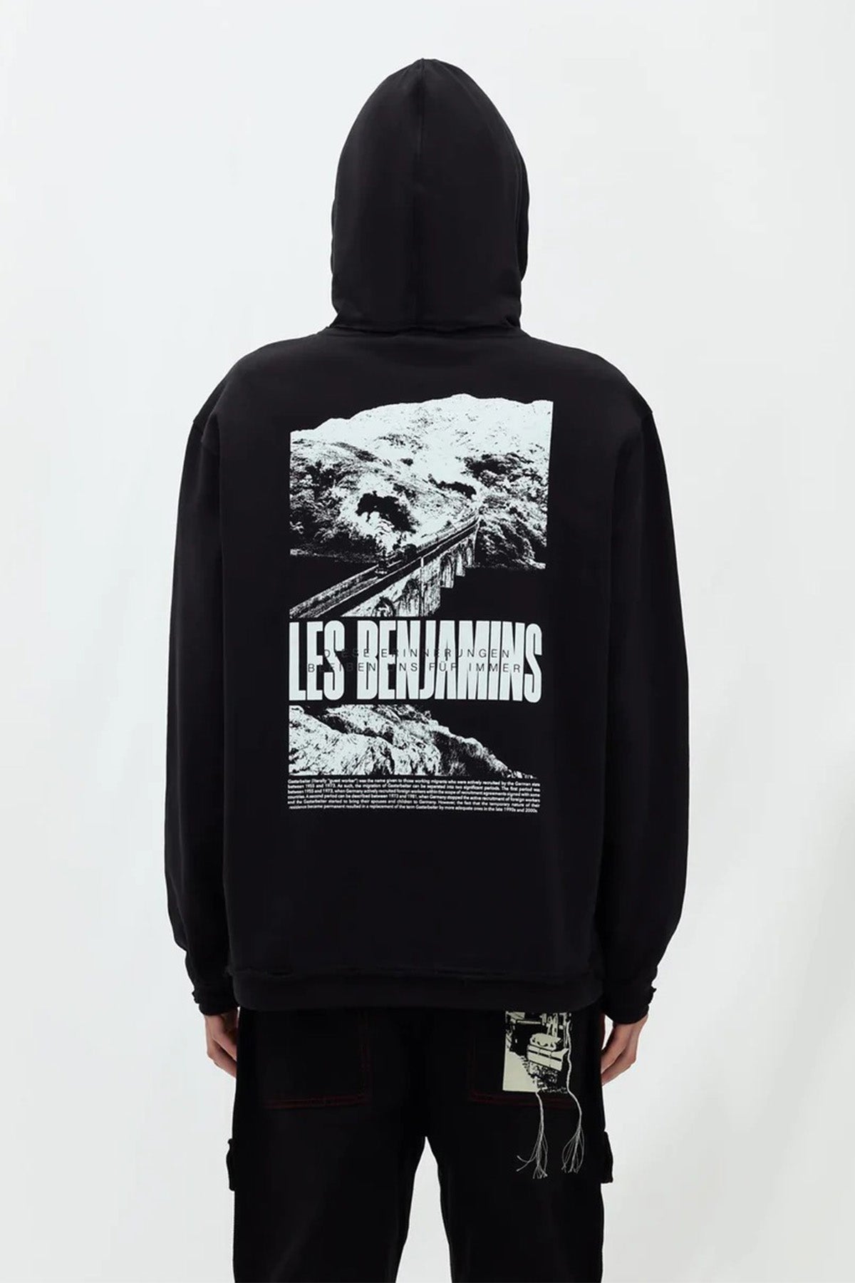 Les Benjamins Logolu Kapüşonlu Sweatshirt-Libas Trendy Fashion Store