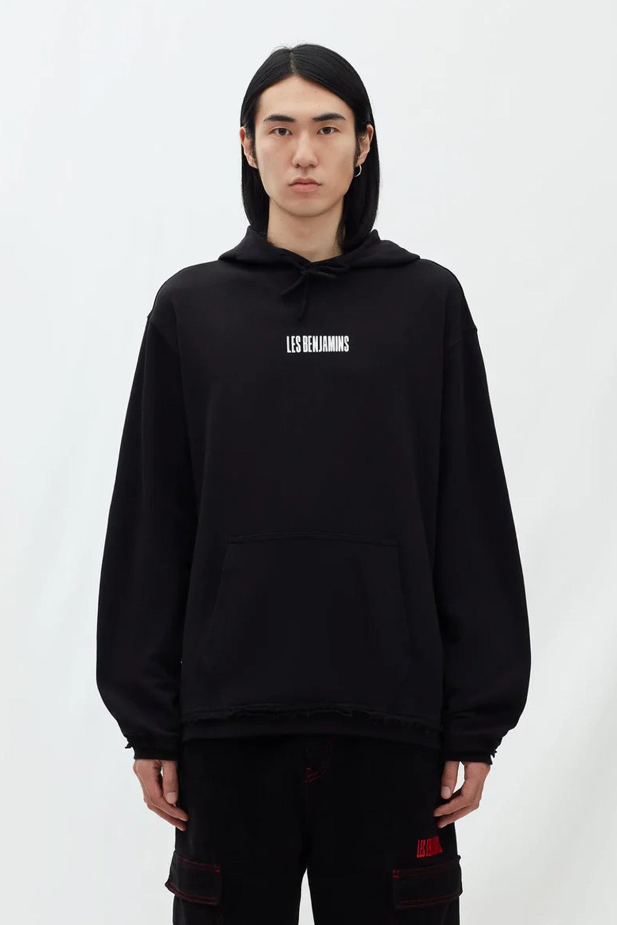 Les Benjamins Logolu Kapüşonlu Sweatshirt-Libas Trendy Fashion Store