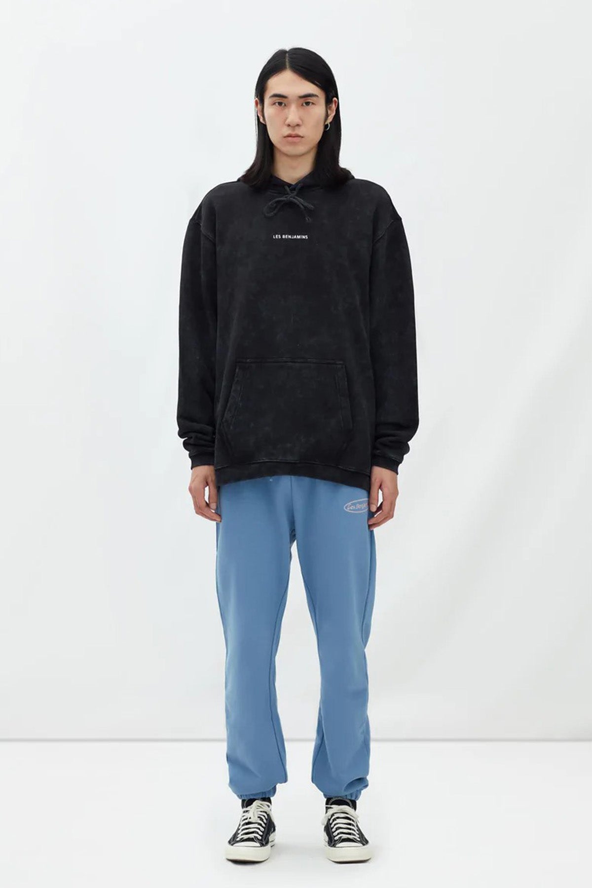 Les Benjamins Logolu Kapüşonlu Sweatshirt-Libas Trendy Fashion Store