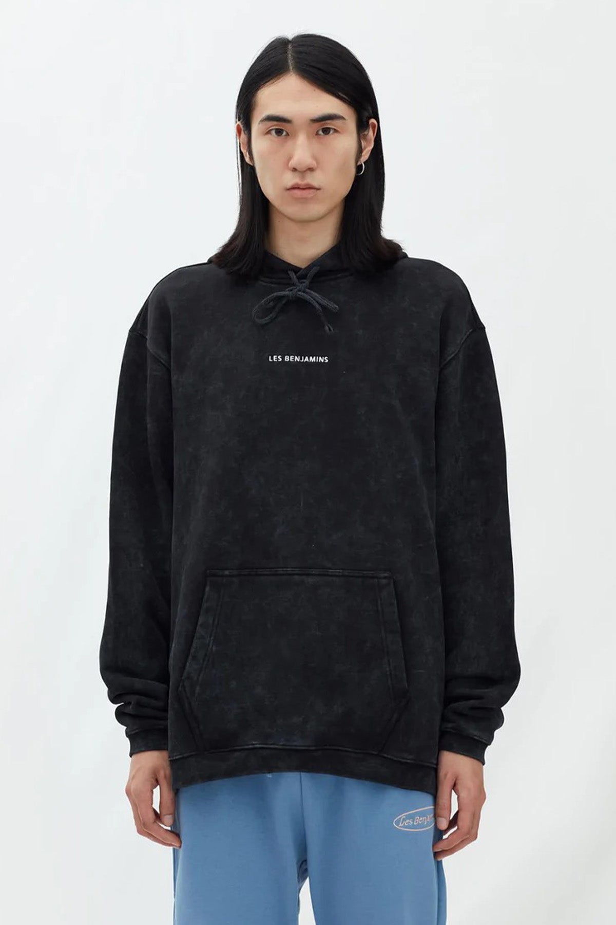 Les Benjamins Logolu Kapüşonlu Sweatshirt-Libas Trendy Fashion Store