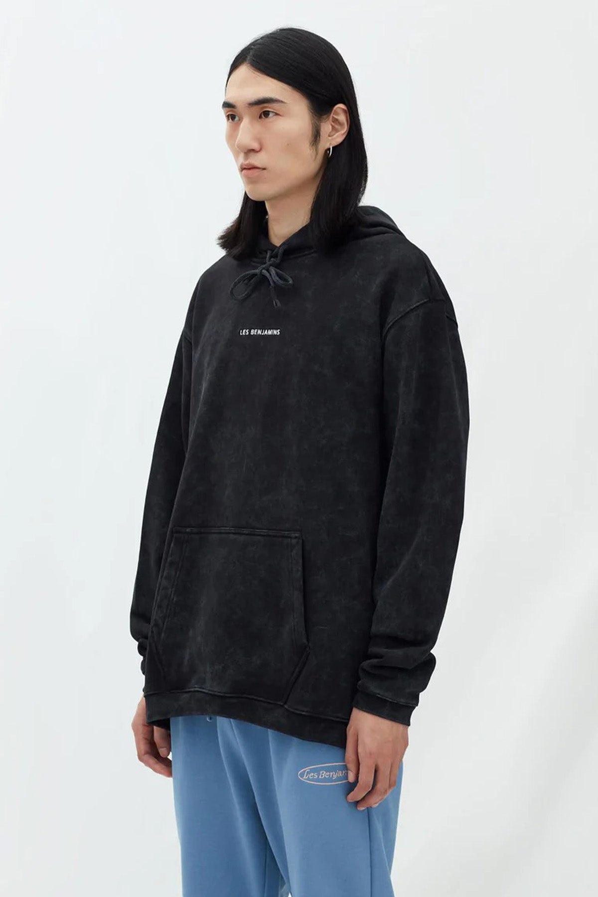 Les Benjamins Logolu Kapüşonlu Sweatshirt-Libas Trendy Fashion Store