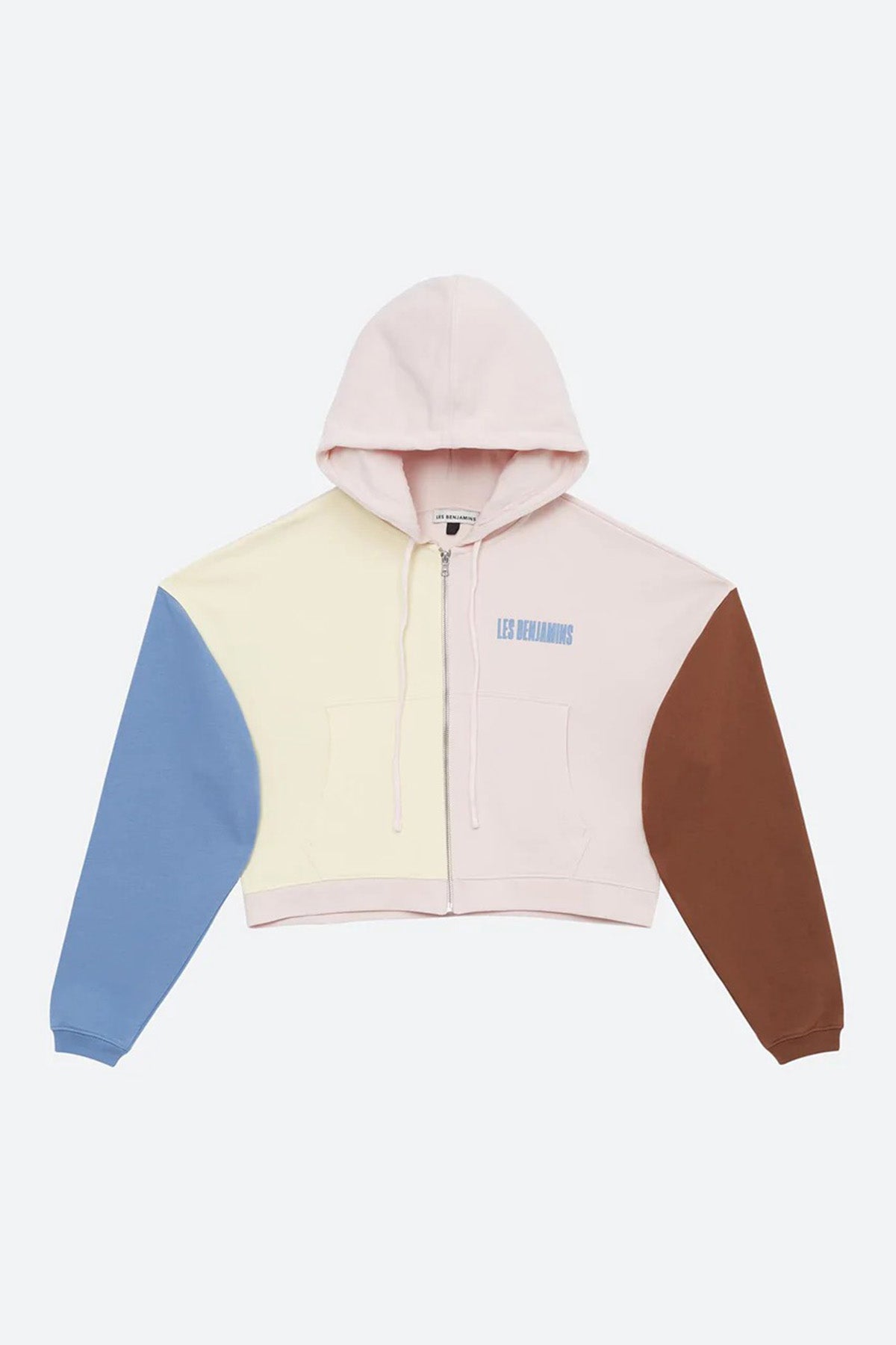 Les Benjamins Kapüşonlu Crop Sweatshirt Ceket-Libas Trendy Fashion Store