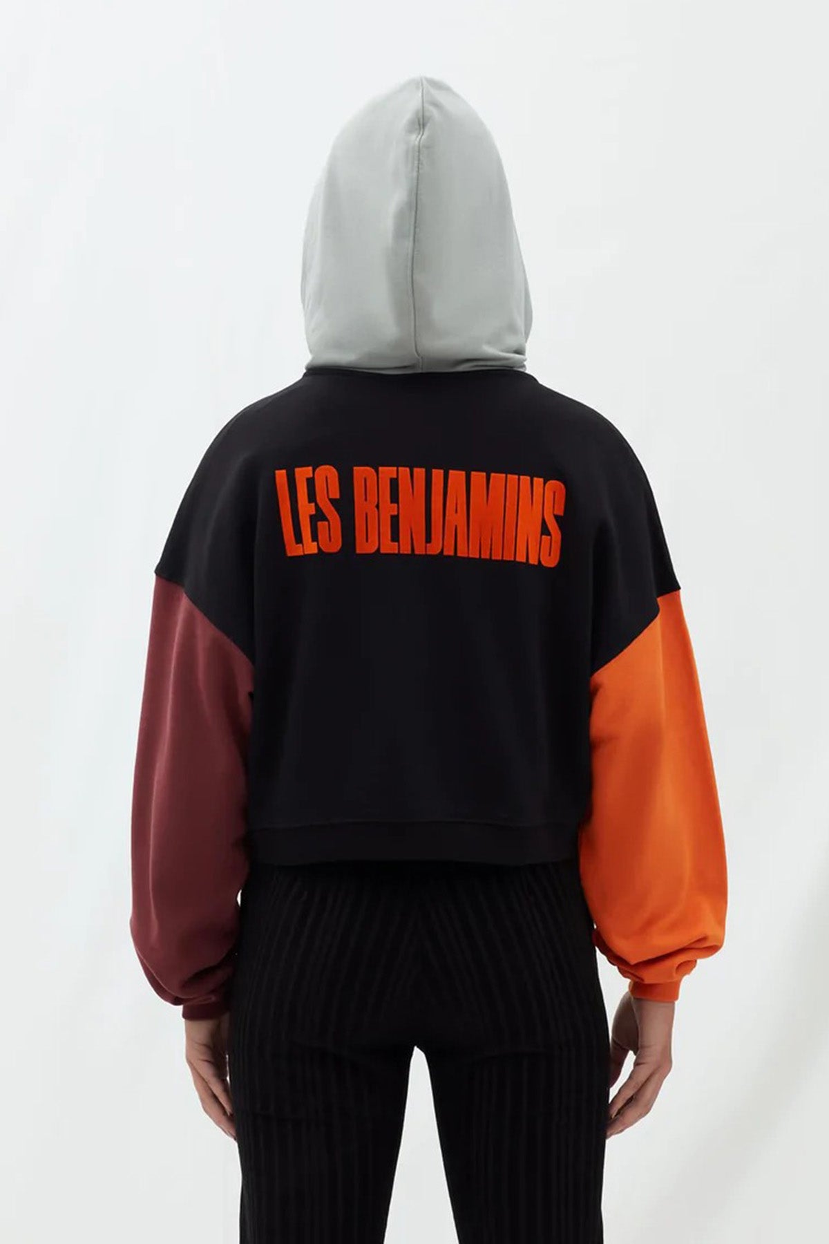 Les Benjamins Kapüşonlu Crop Sweatshirt Ceket-Libas Trendy Fashion Store