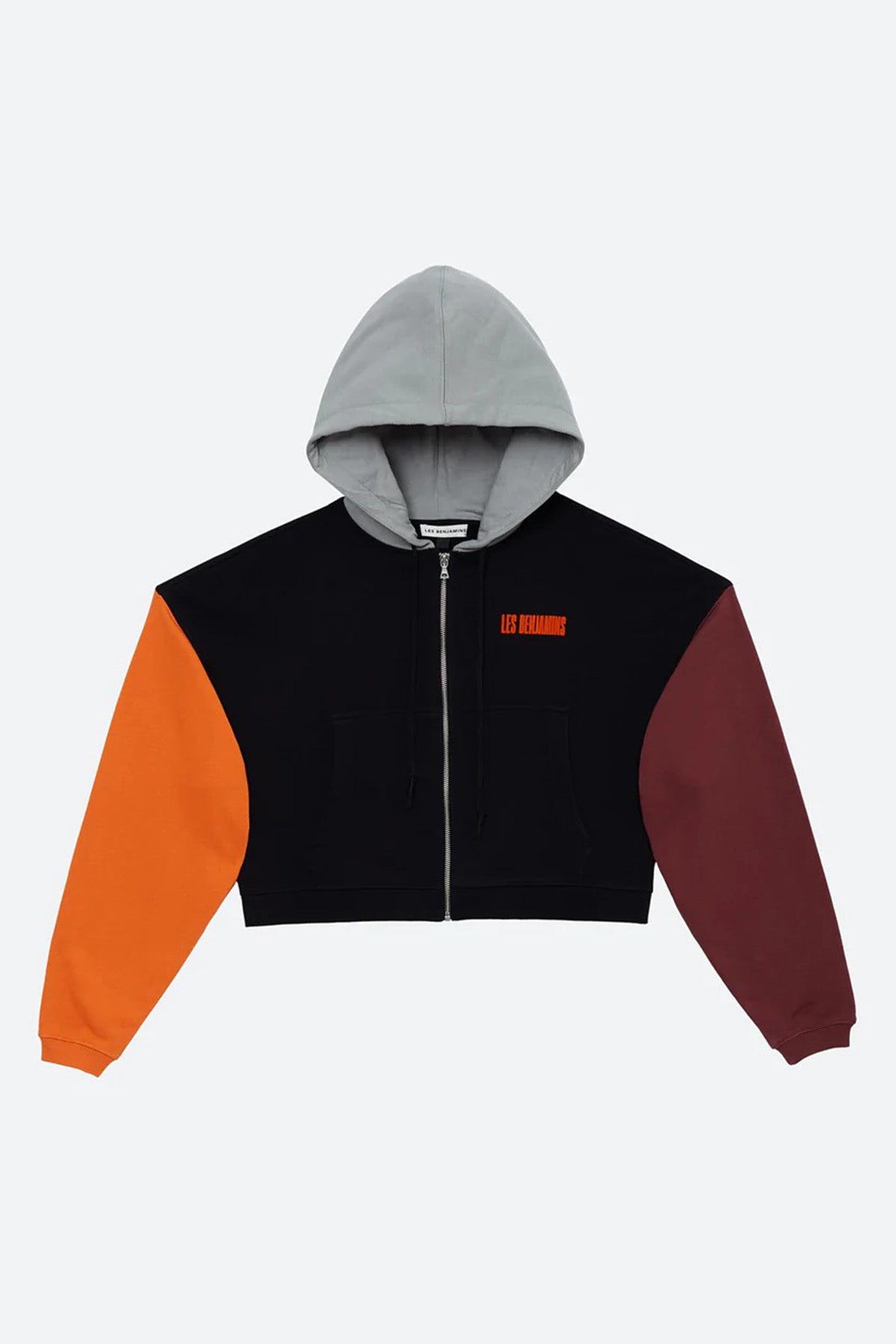 Les Benjamins Kapüşonlu Crop Sweatshirt Ceket-Libas Trendy Fashion Store