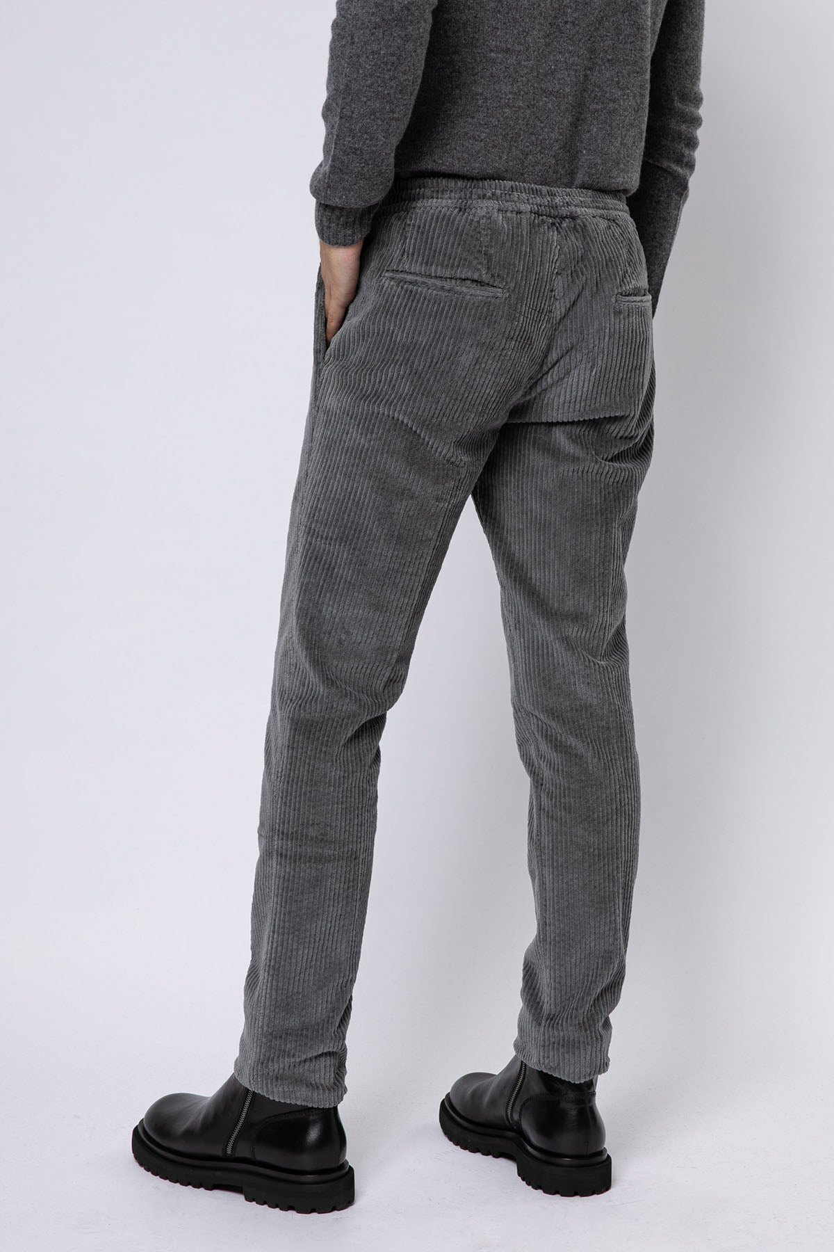 Fradi Smooth Fit Fitilli Kadife Beli Lastikli Tek Pile Streç Pantolon-Libas Trendy Fashion Store