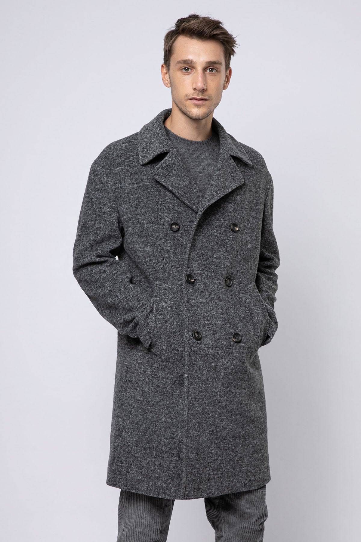 Fradi Shaw Kruvaze Palto-Libas Trendy Fashion Store