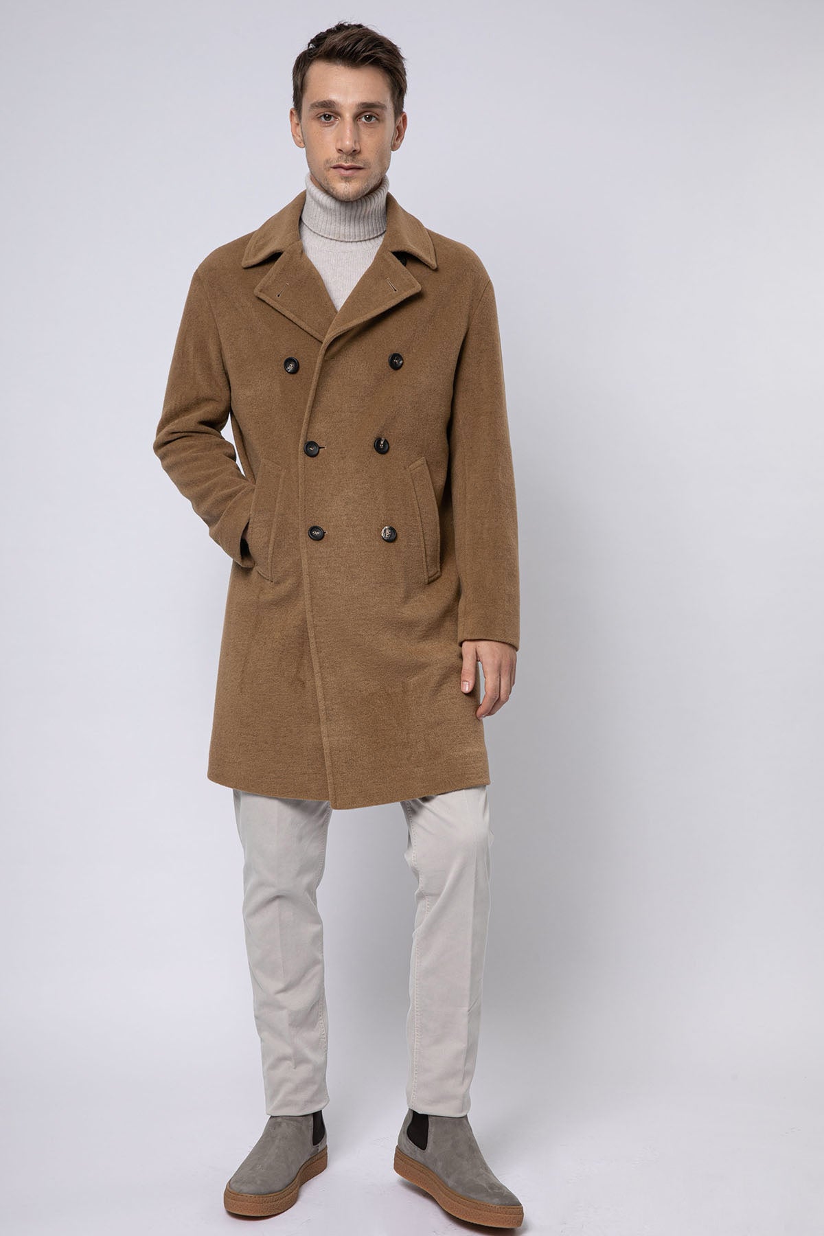 Fradi Shaw Kruvaze Palto-Libas Trendy Fashion Store