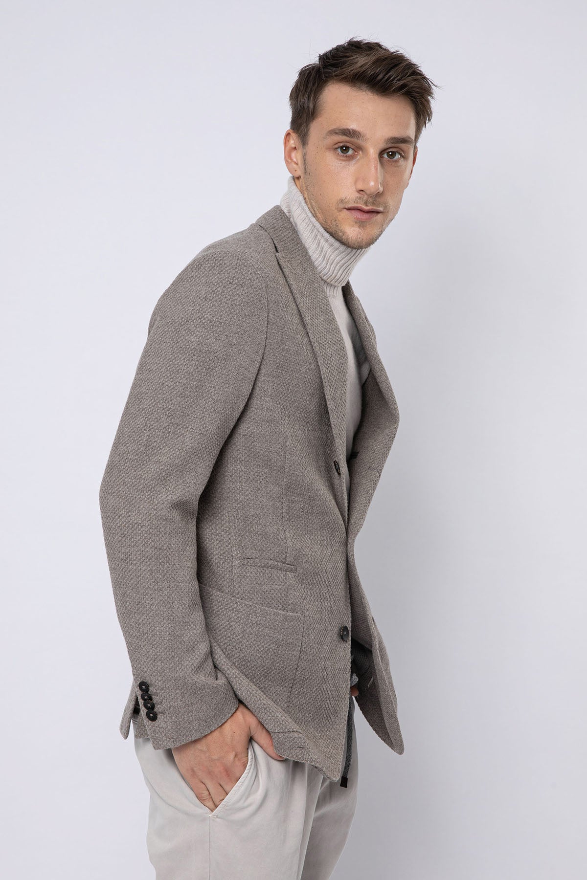 Fradi Üç Düğme Tek Ceket-Libas Trendy Fashion Store