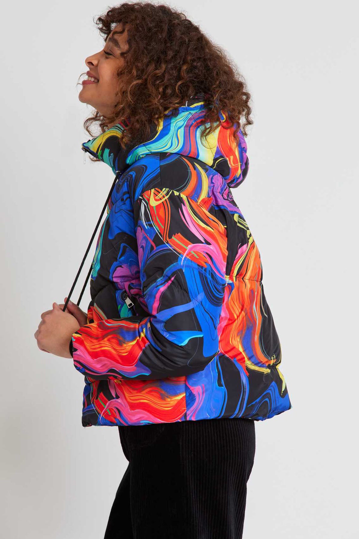 Rene Derhy Kapüşonlu Puffer Mont-Libas Trendy Fashion Store