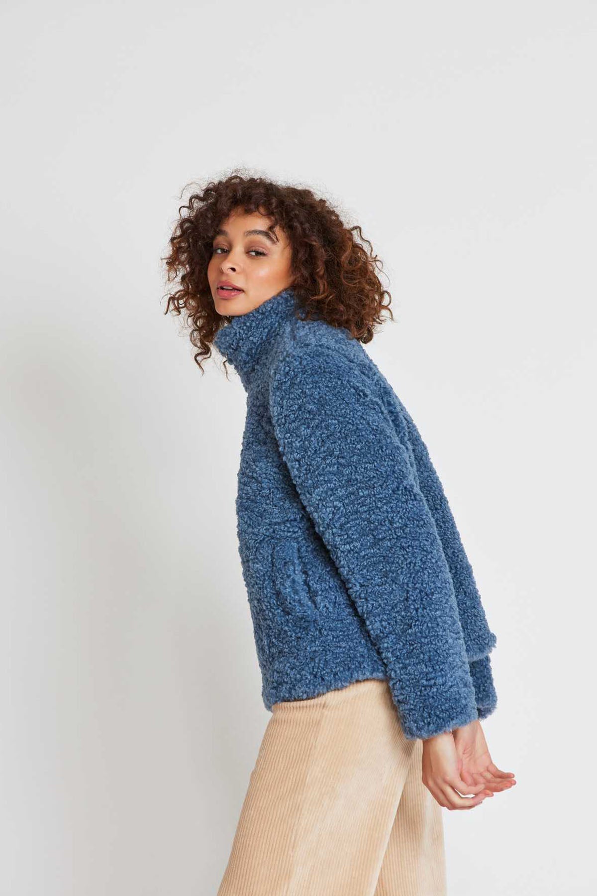 Rene Derhy Peluş Ceket-Libas Trendy Fashion Store