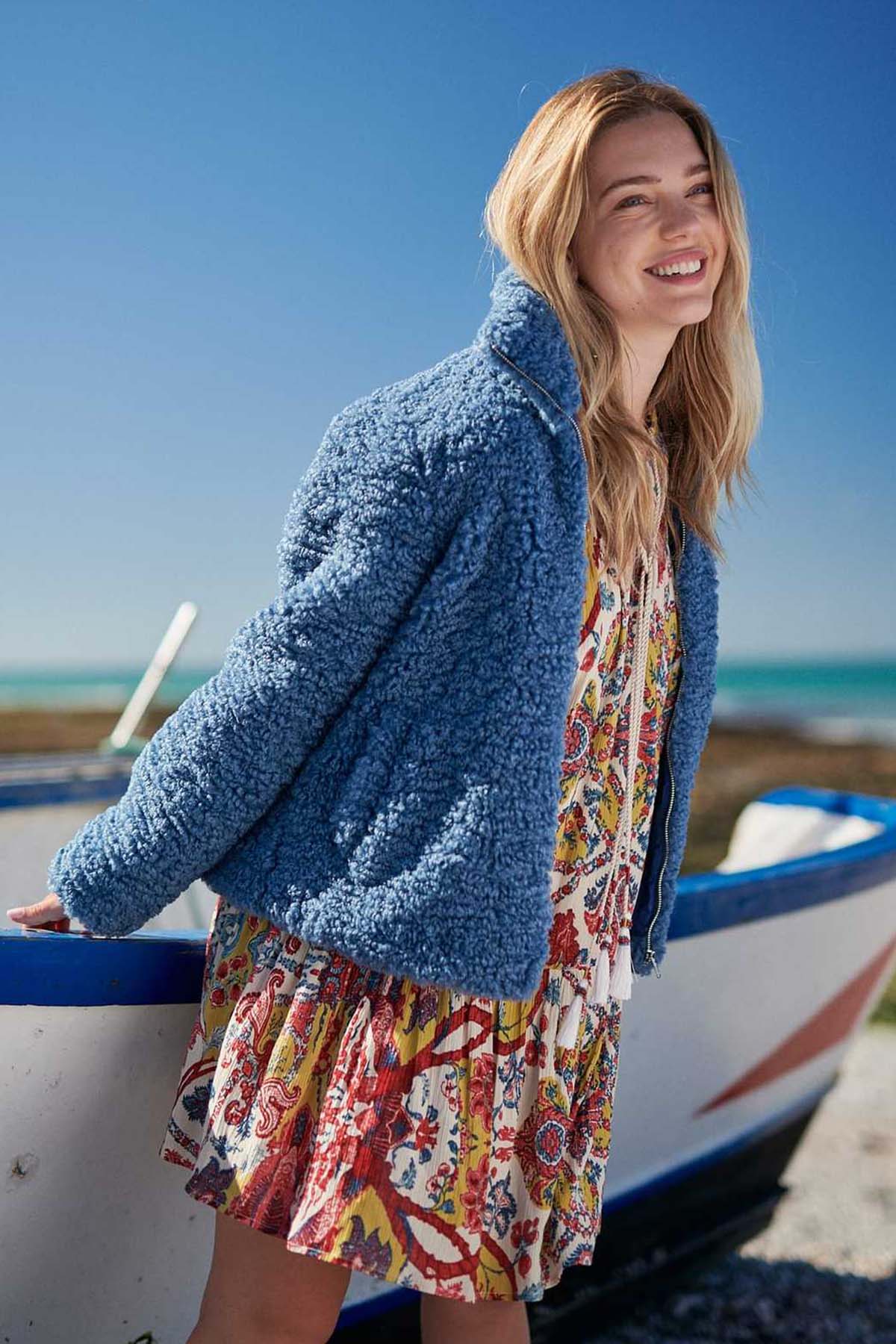 Rene Derhy Peluş Ceket-Libas Trendy Fashion Store