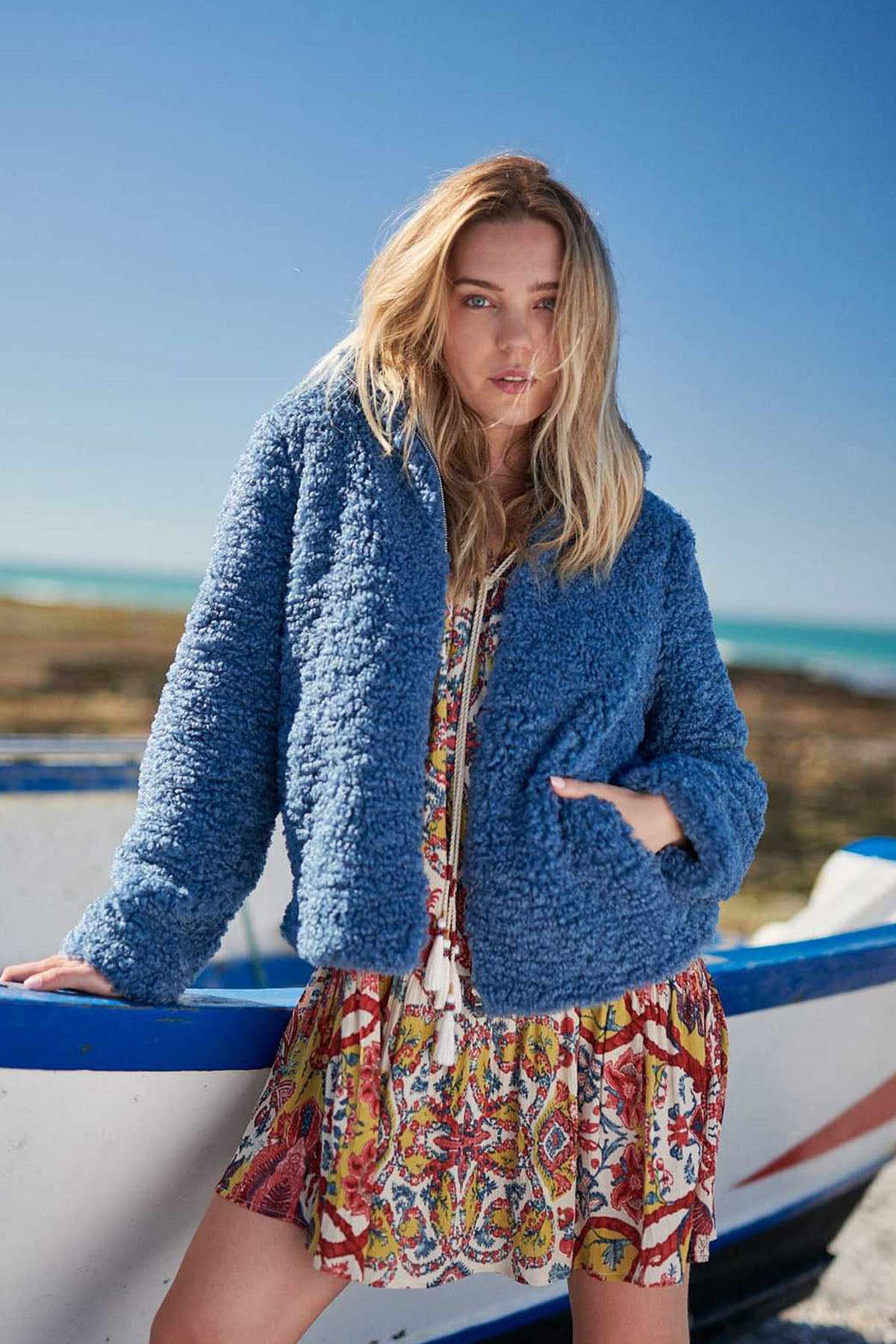 Rene Derhy Peluş Ceket-Libas Trendy Fashion Store