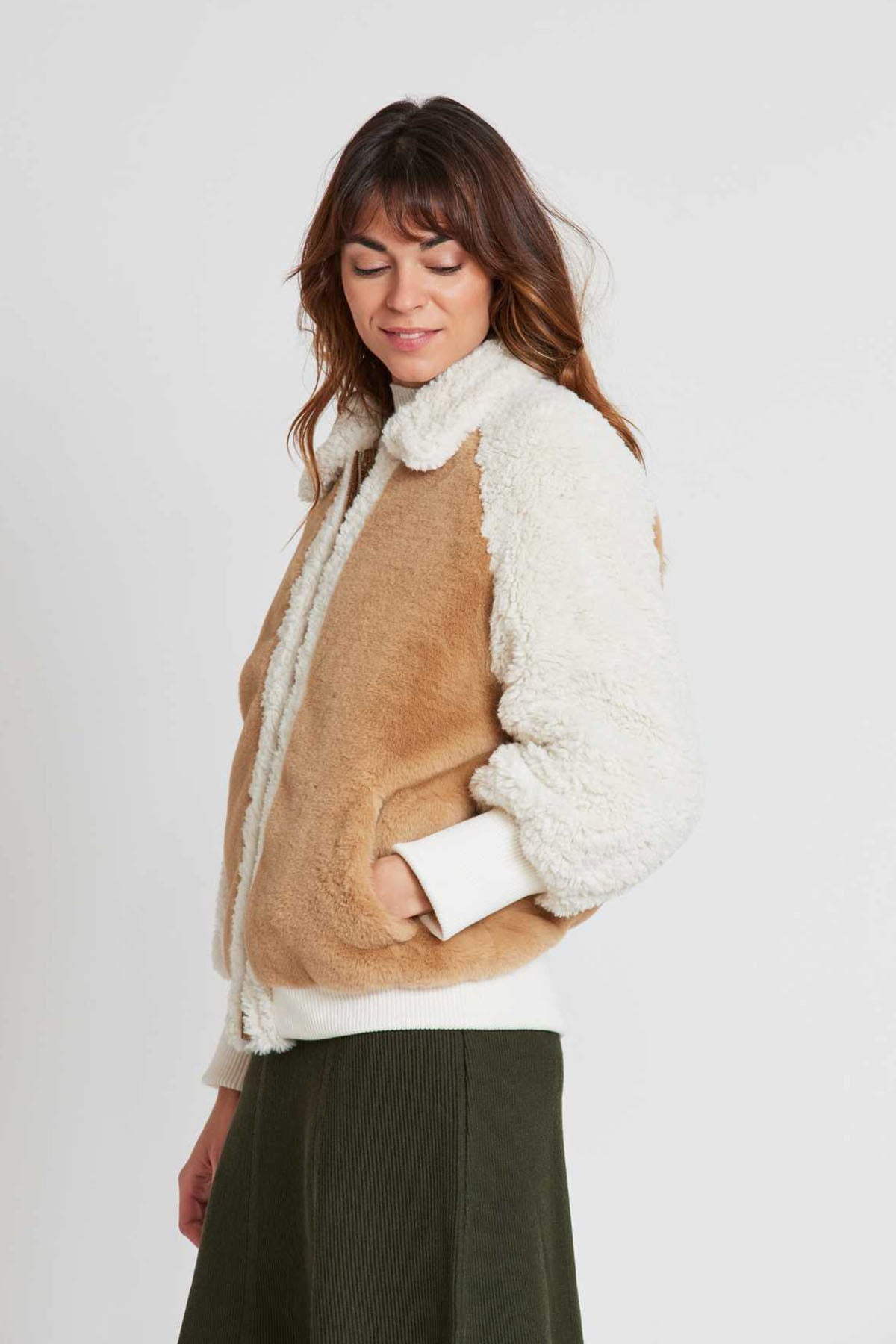 Rene Derhy Peluş Mont-Libas Trendy Fashion Store