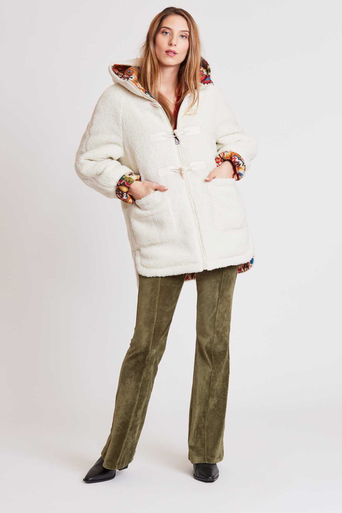 Rene Derhy Çift Taraflı Kapüşonlu Puffer Mont-Libas Trendy Fashion Store